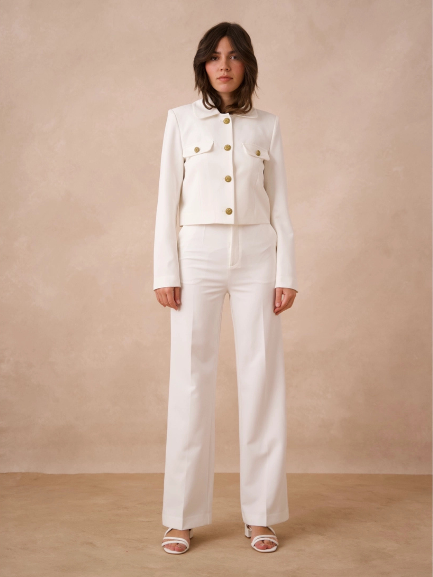 Old Money Straight-Cut Elegant Blazer Jacket