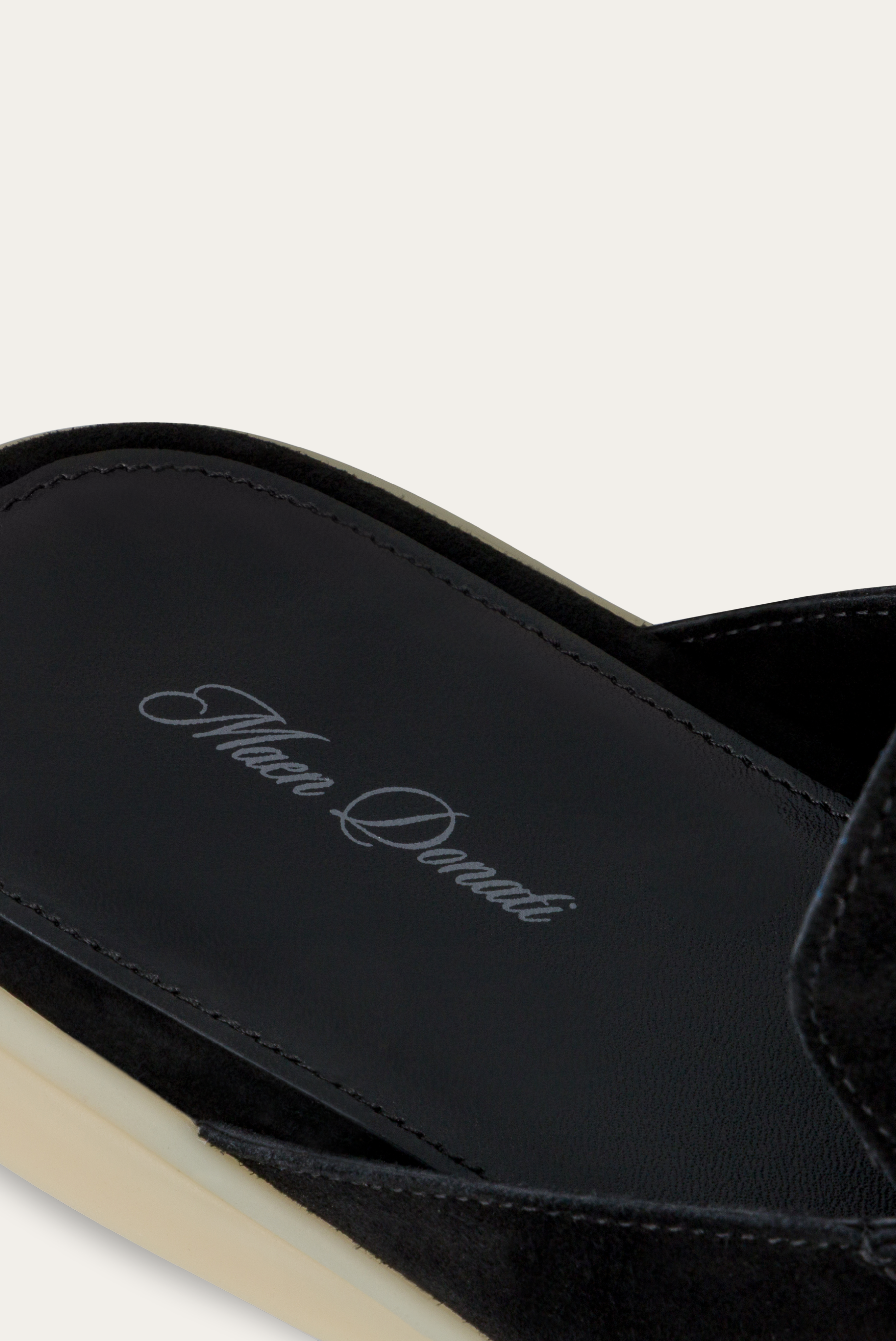 Bordeaux Moreno Mule Black