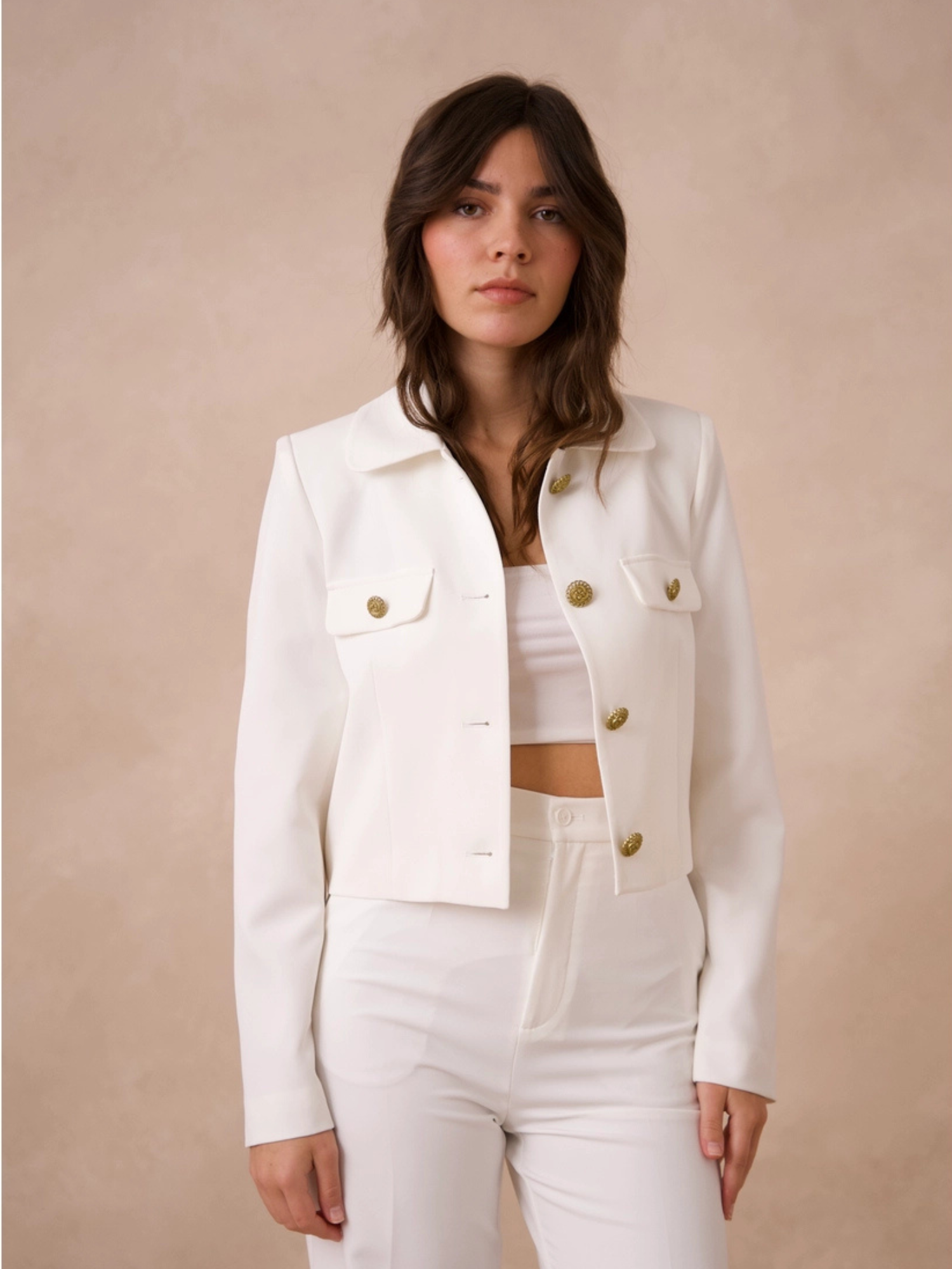 Old Money Straight-Cut Elegant Blazer Jacket