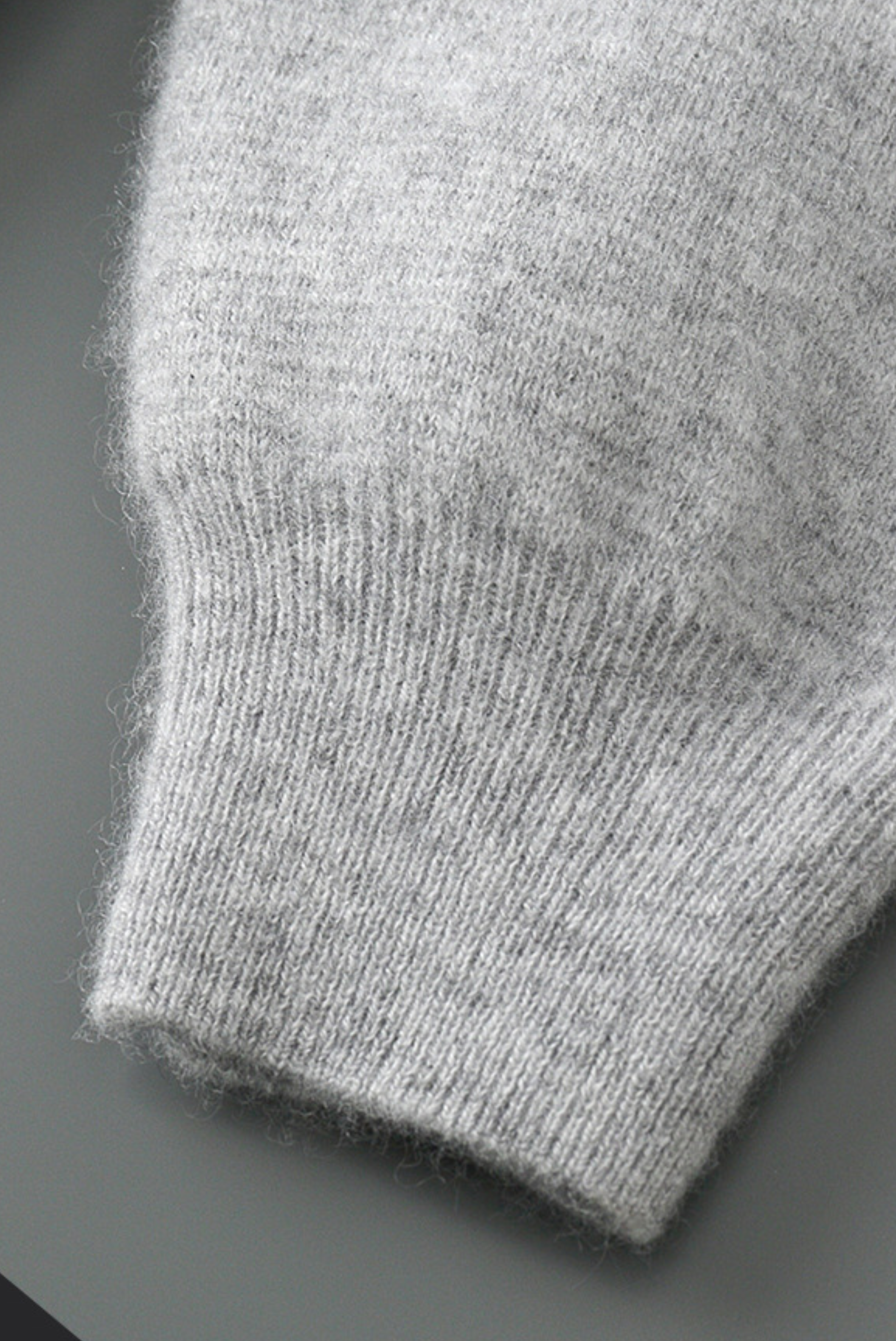 Grey Donati Wool Zip Jacket