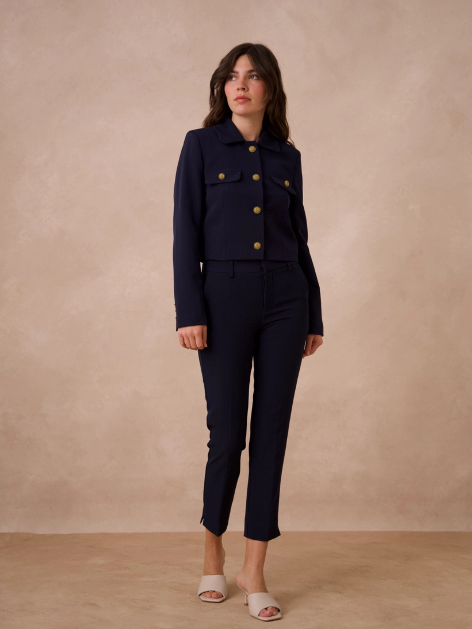 Old Money Straight-Cut Elegant Blazer Jacket