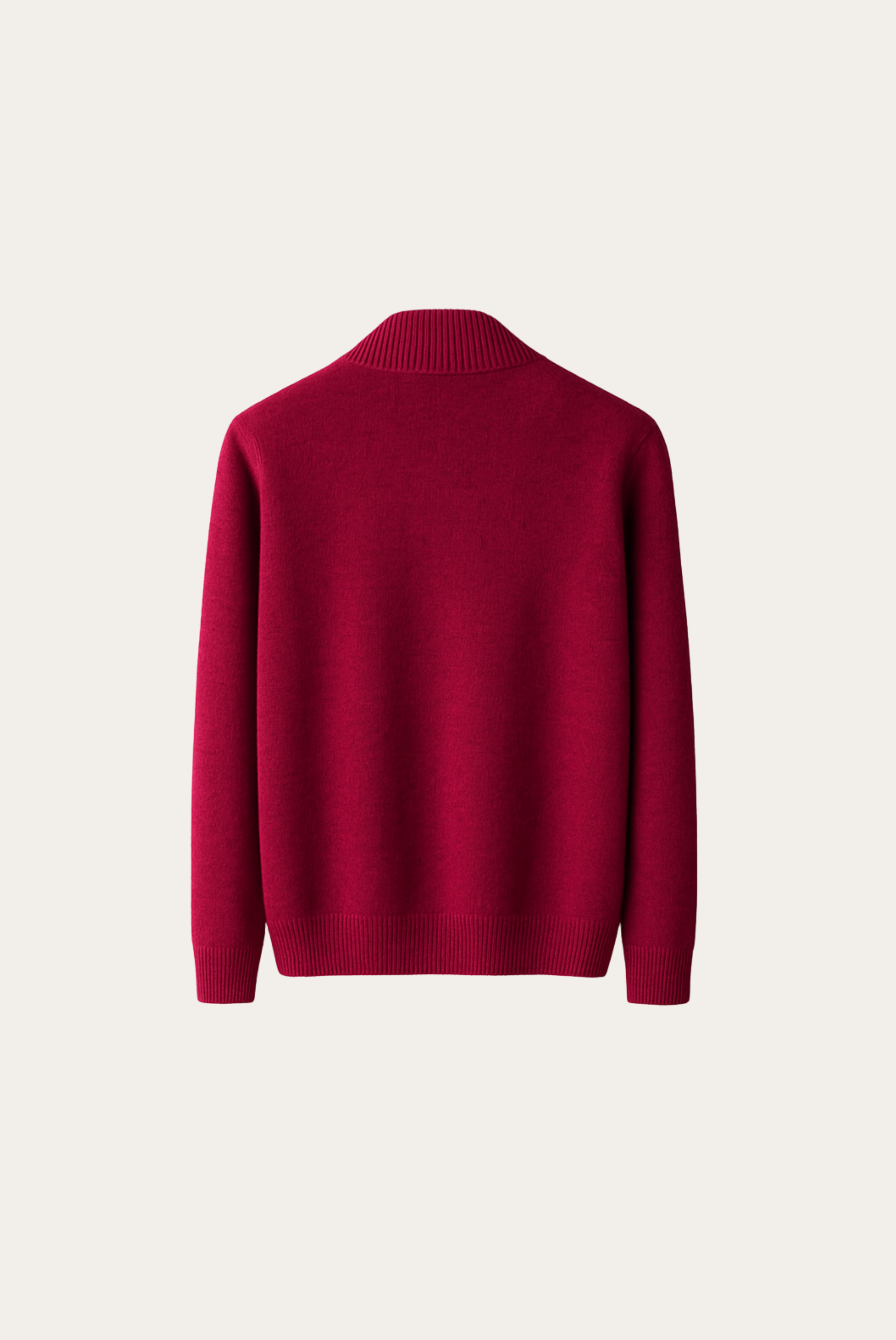 Red Cashmere Cardigan