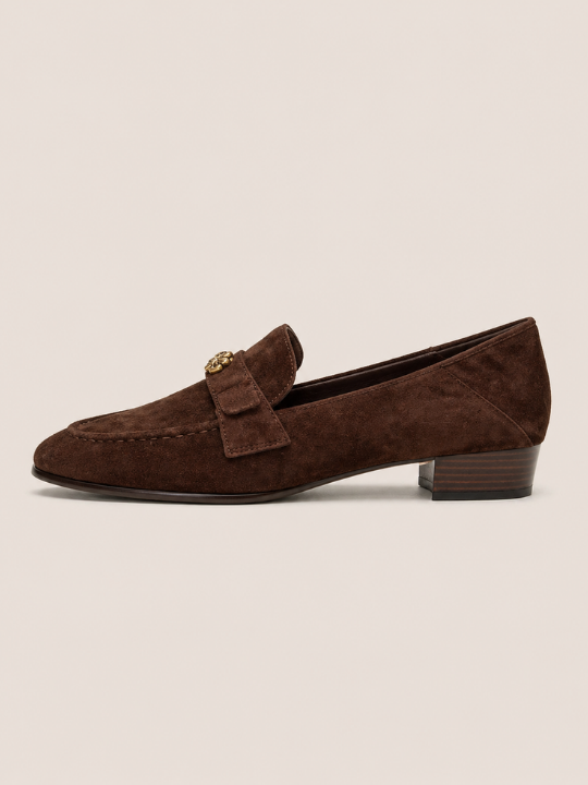 Moreno Rose Suede Loafer