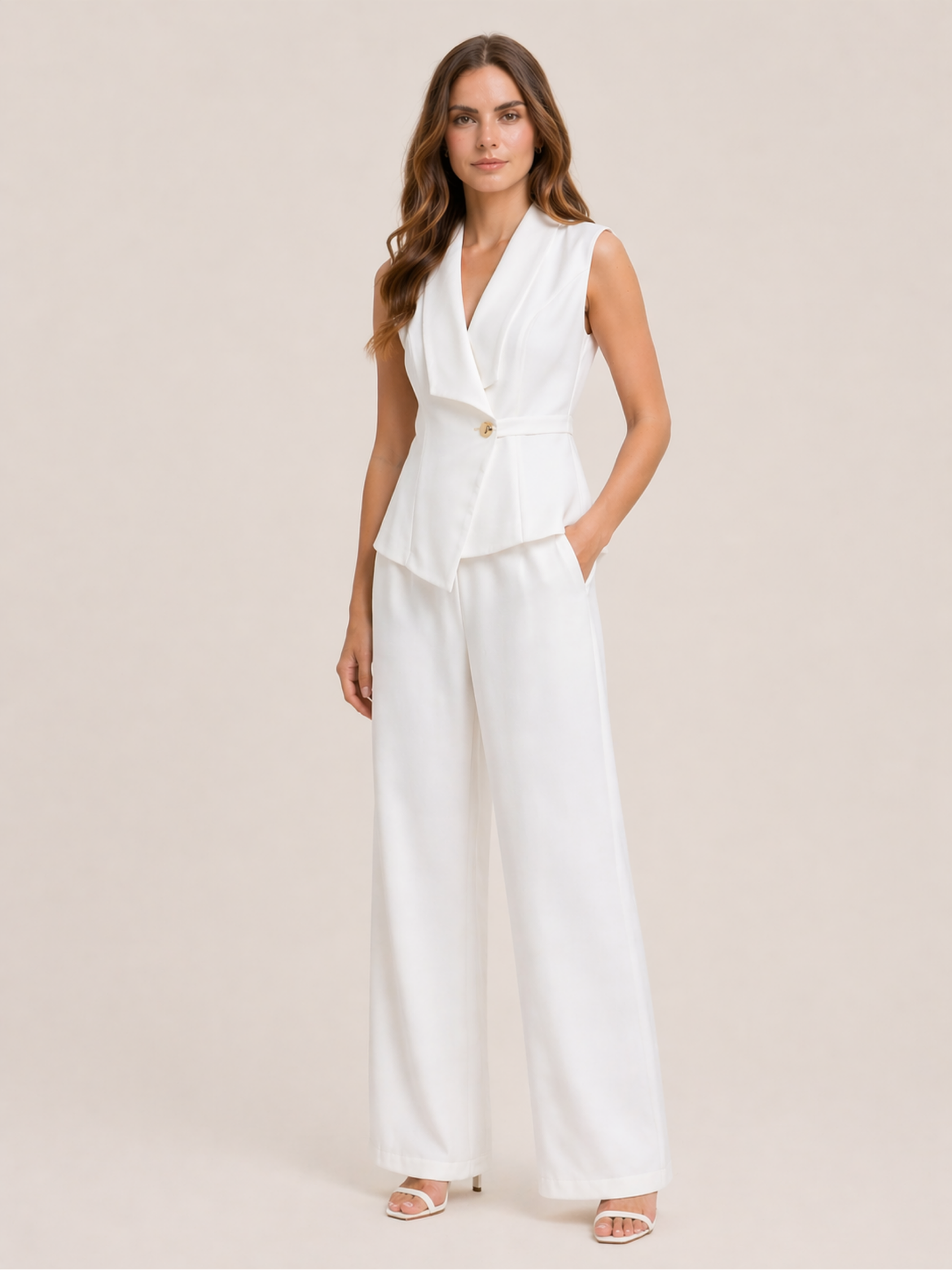 Moreno Blanc Tailored Set