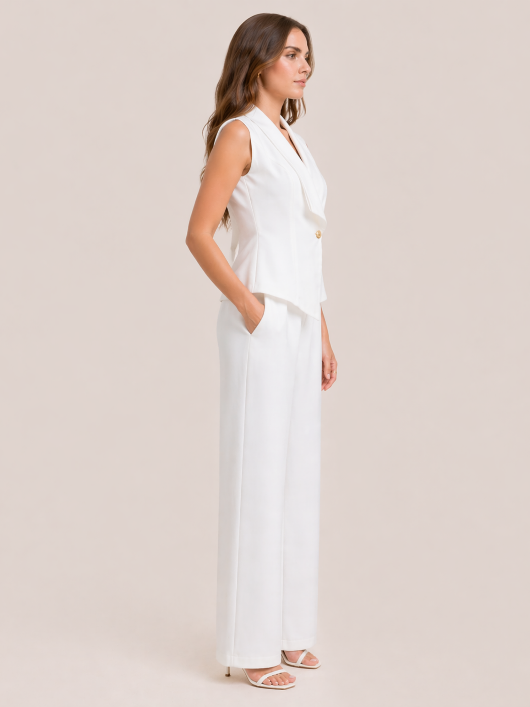 Moreno Blanc Tailored Set