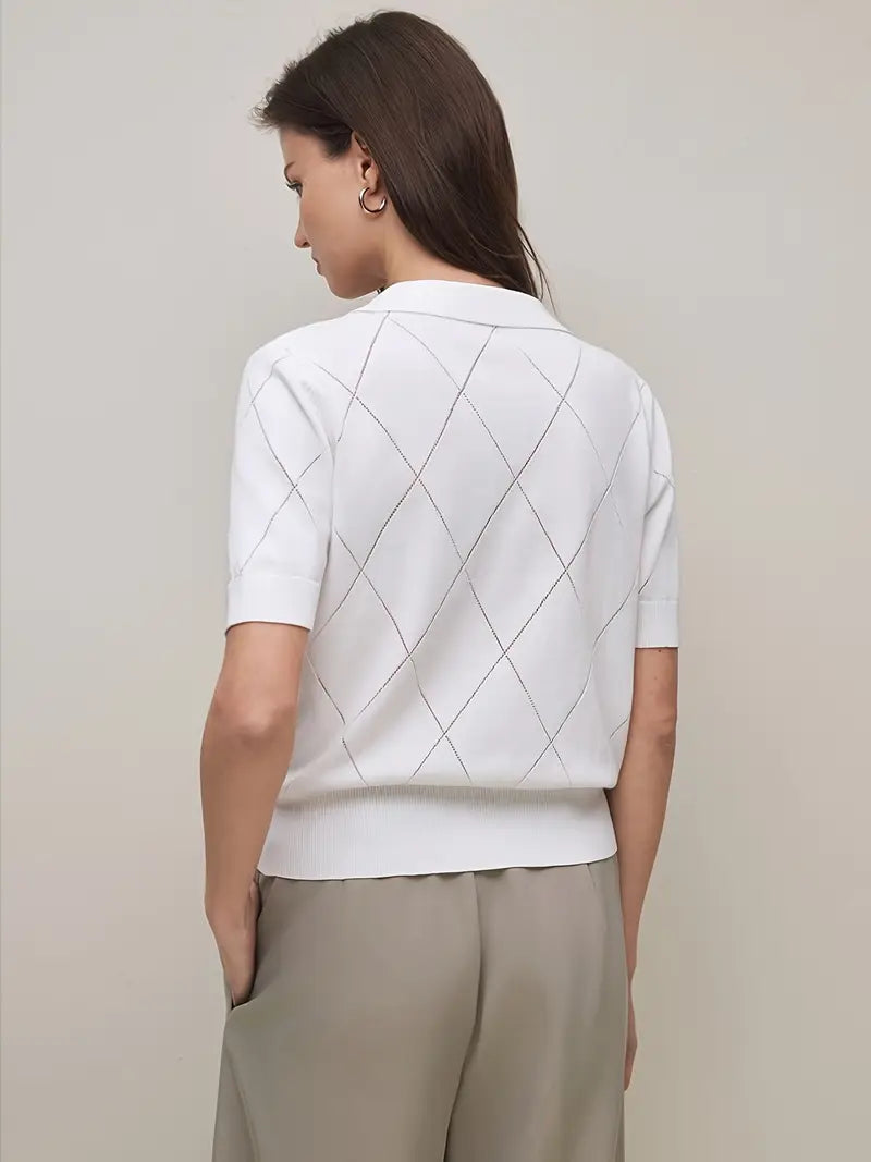 Casual Squared Elegant Women T-Shirt