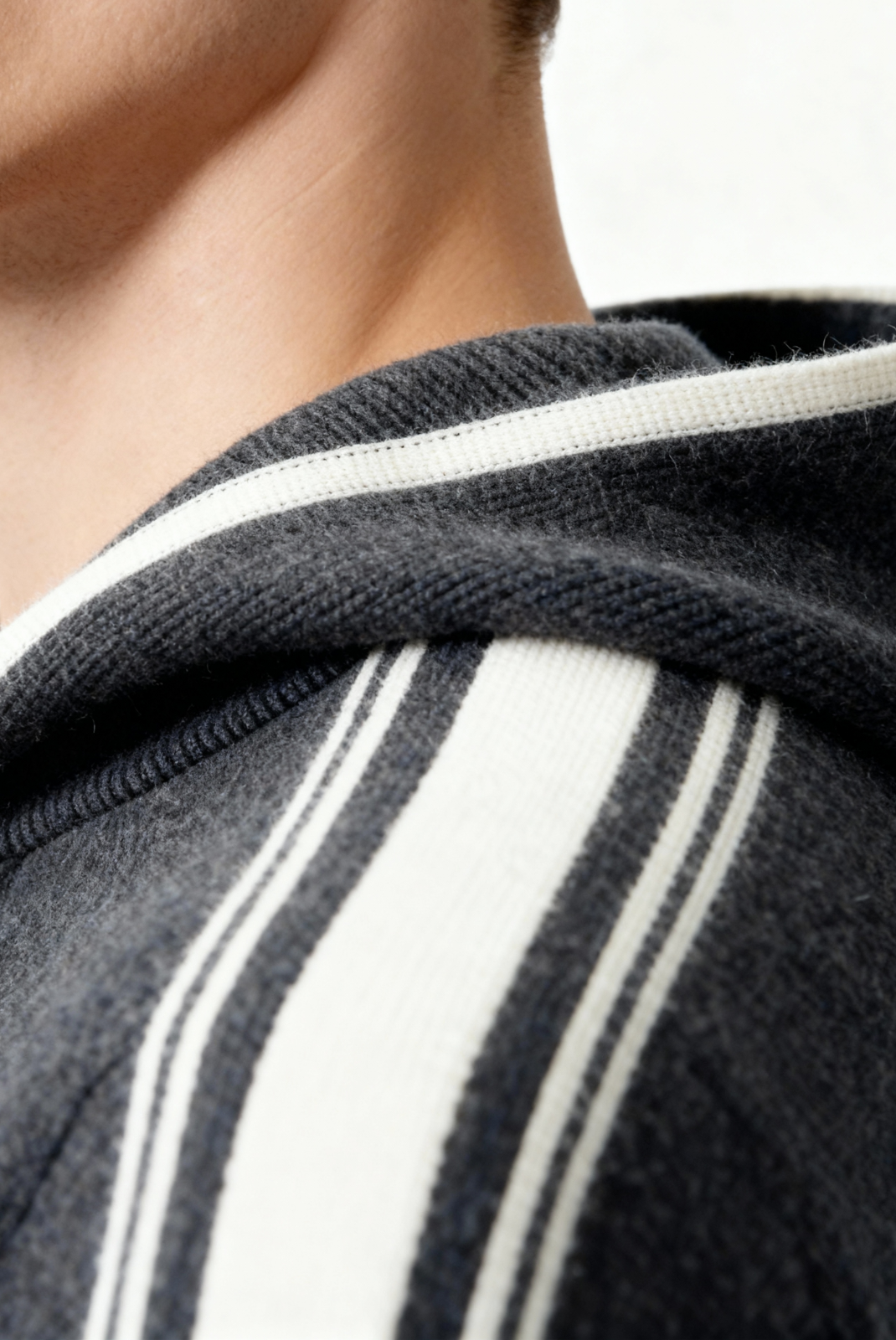 Dark Grey Merino Wool Tracksuit