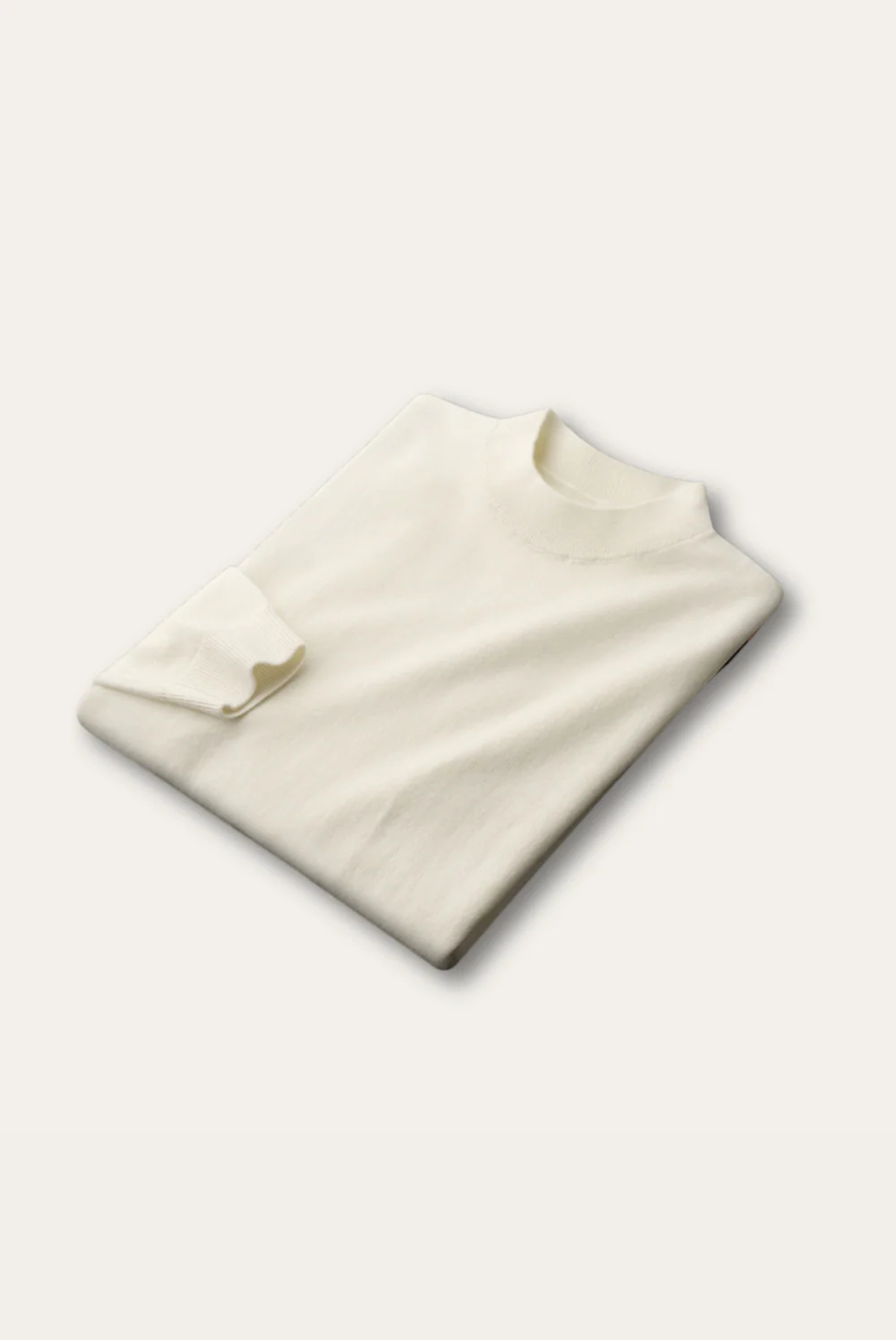 White Wool Crewneck