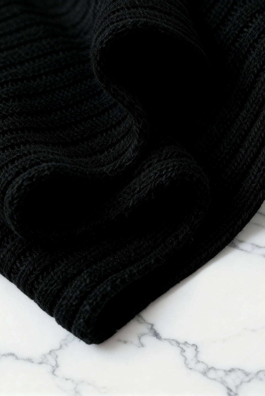Black Merino Wool Wintertime Essentials