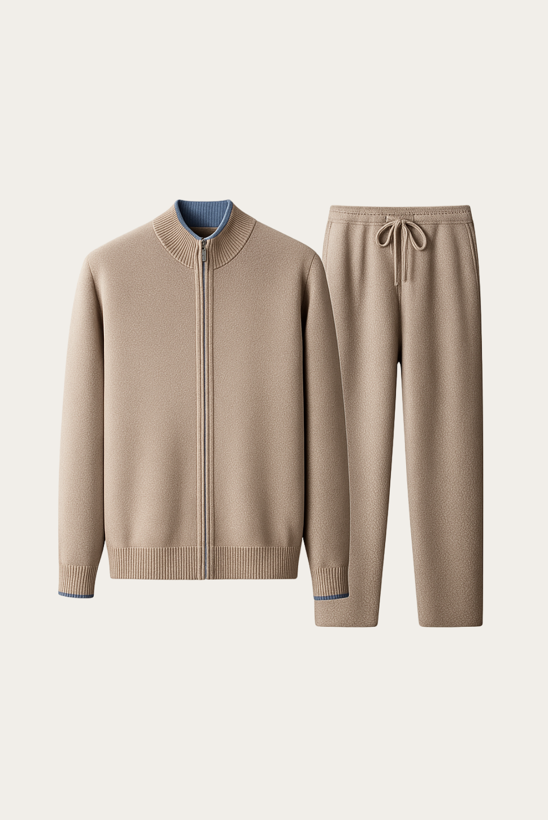 Beige Merino Nocturne Set