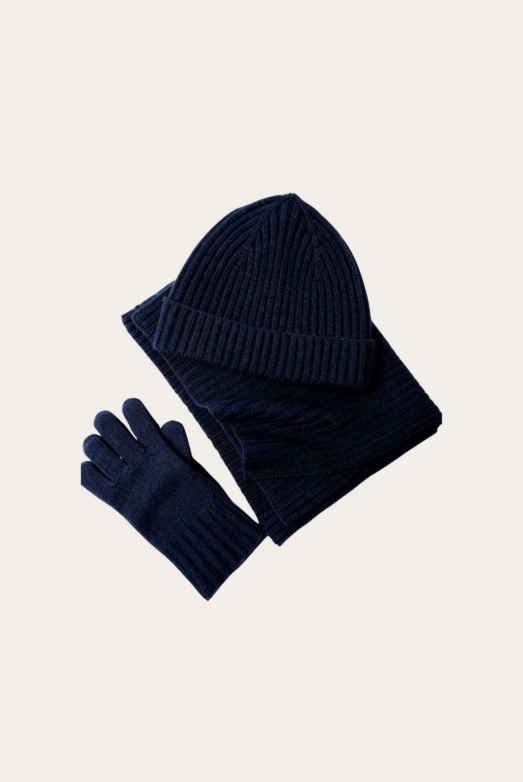 Navy Blue Merino Wool Wintertime Essentials