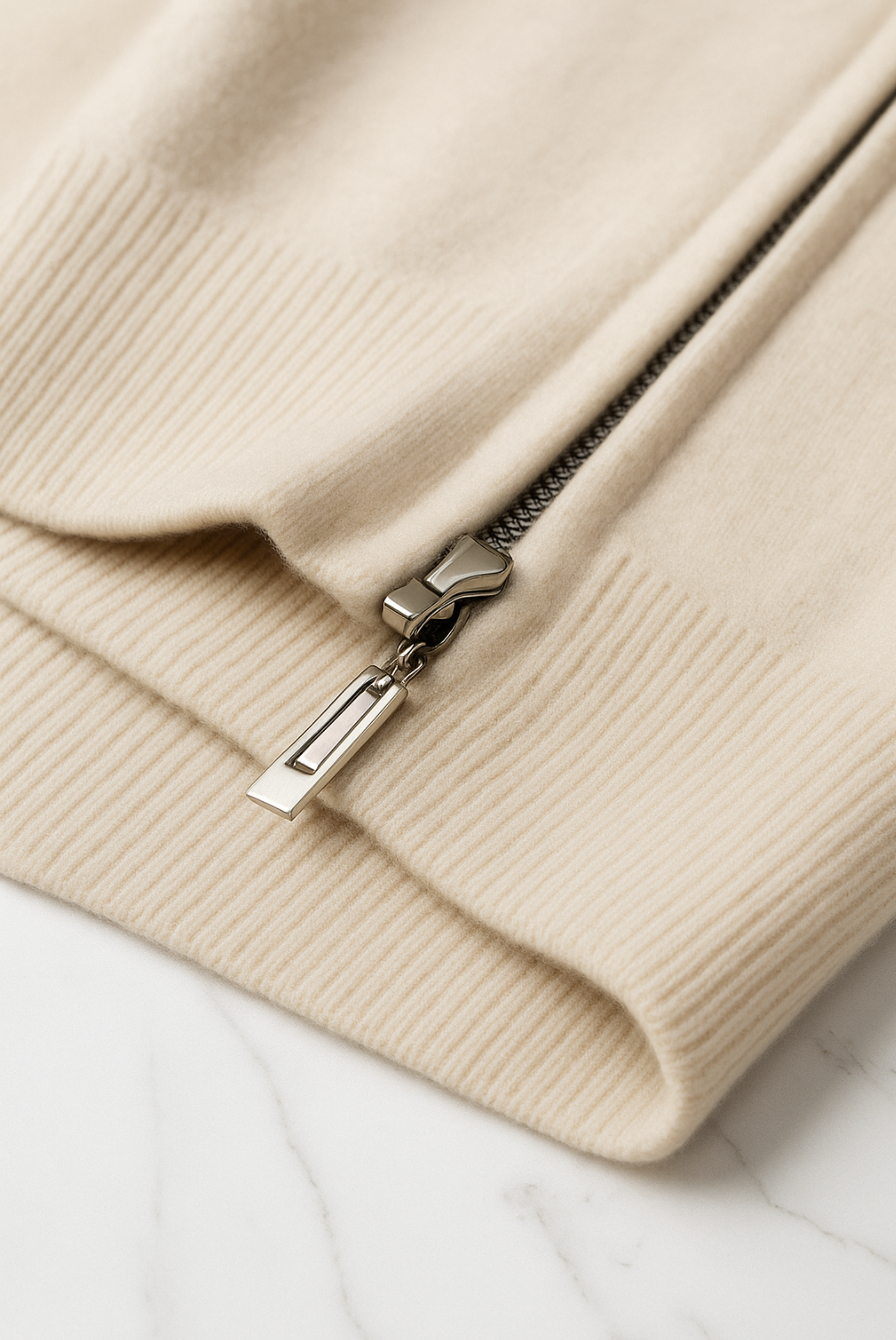 Creme White Premium Cashmere Vest