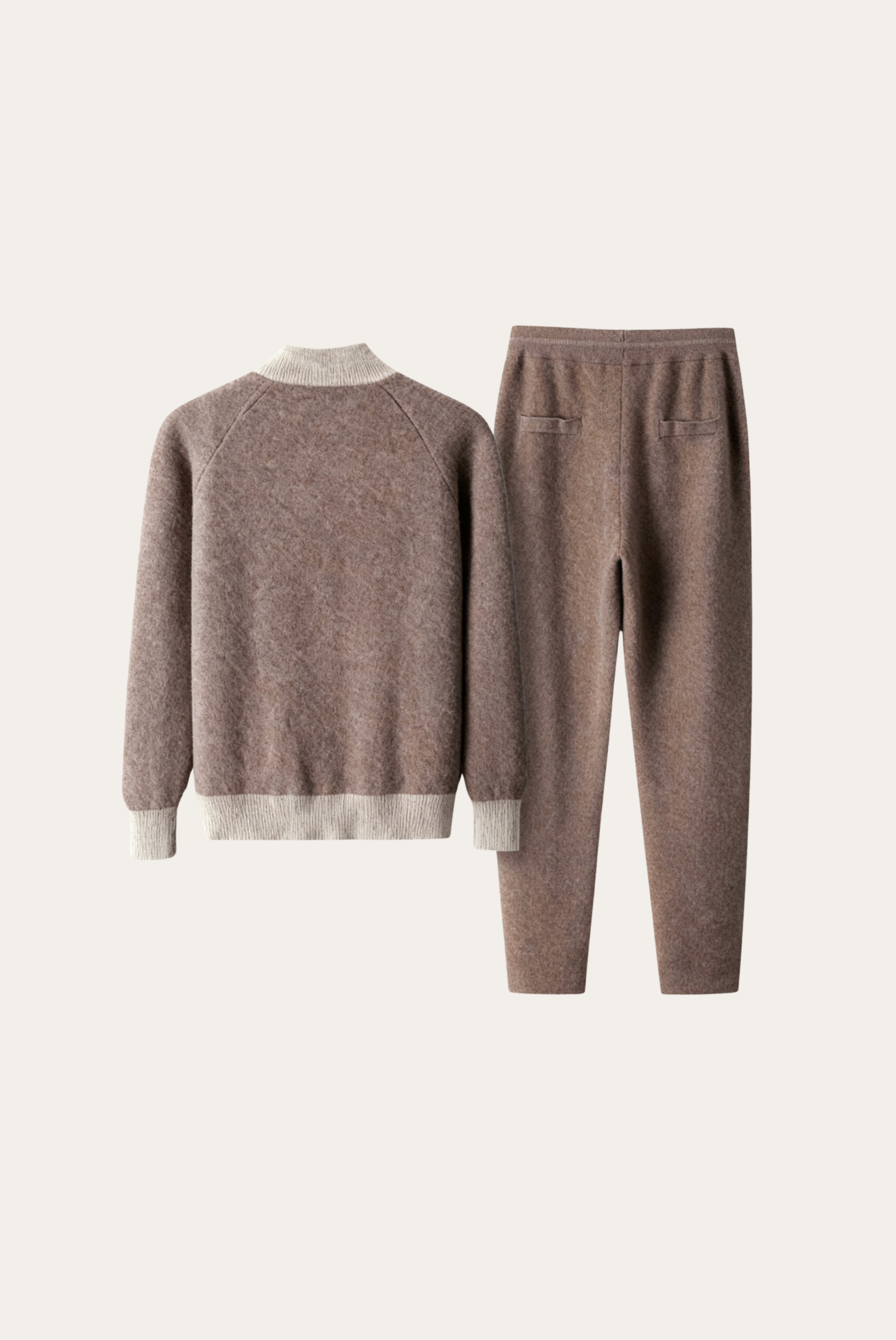 Beige Donati Cashmere Set
