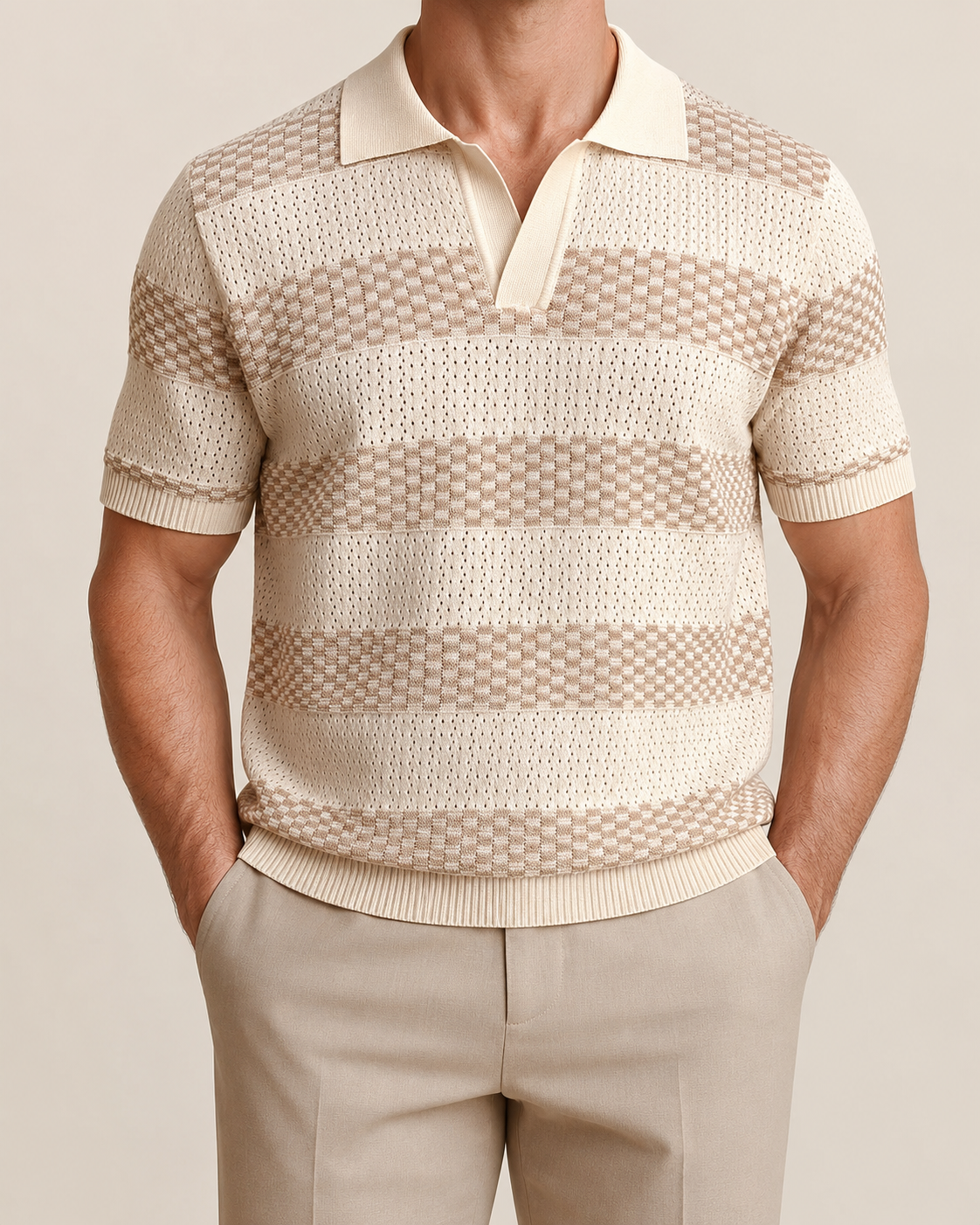 Apricot Mistral Knit Polo