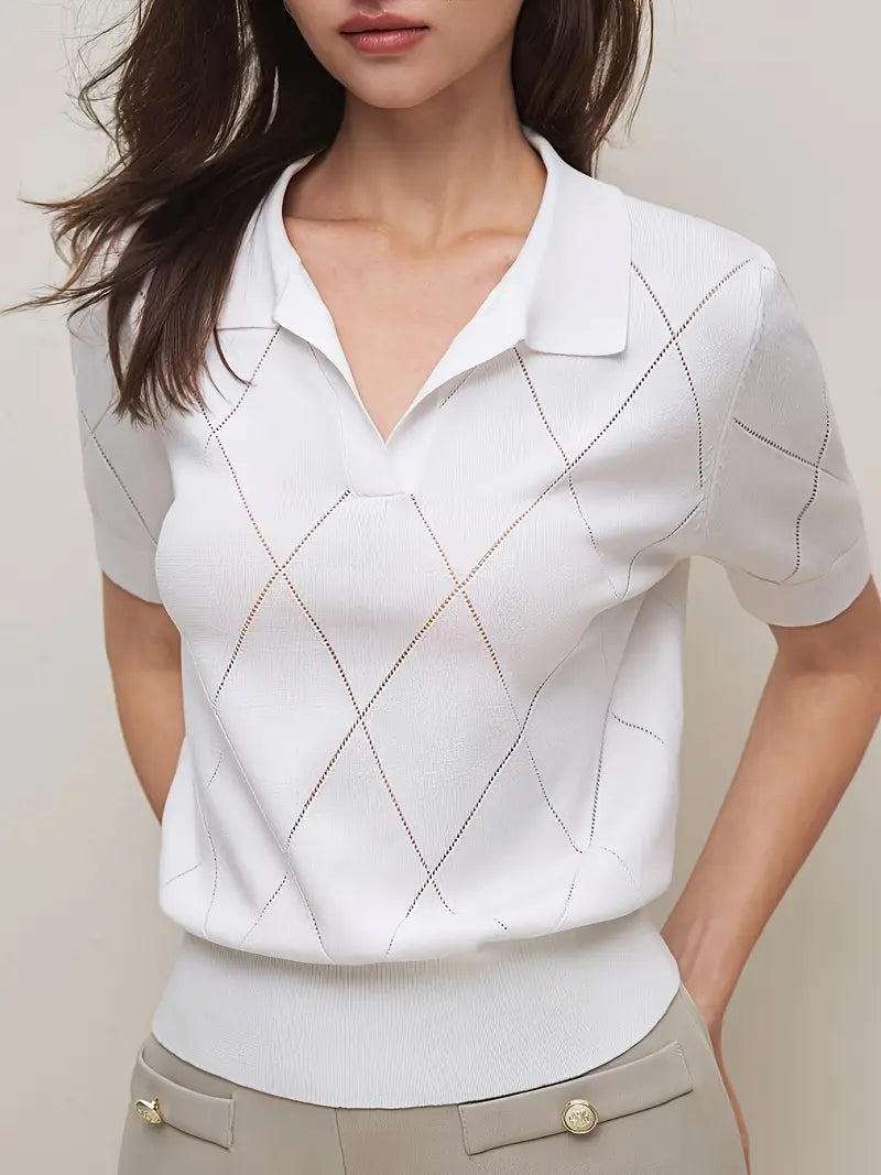 Casual Squared Elegant Women T-Shirt