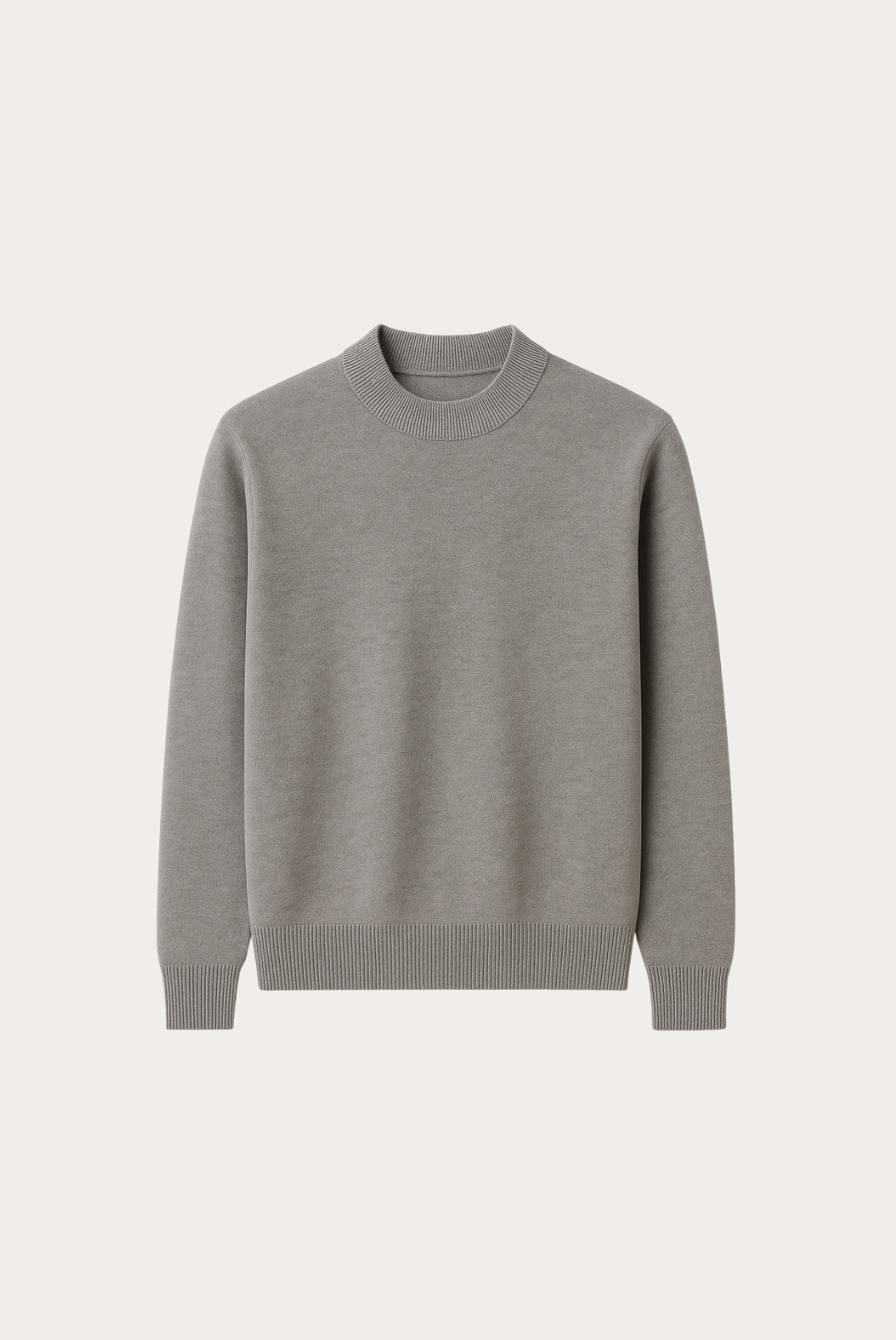 Grey Wool Crewneck