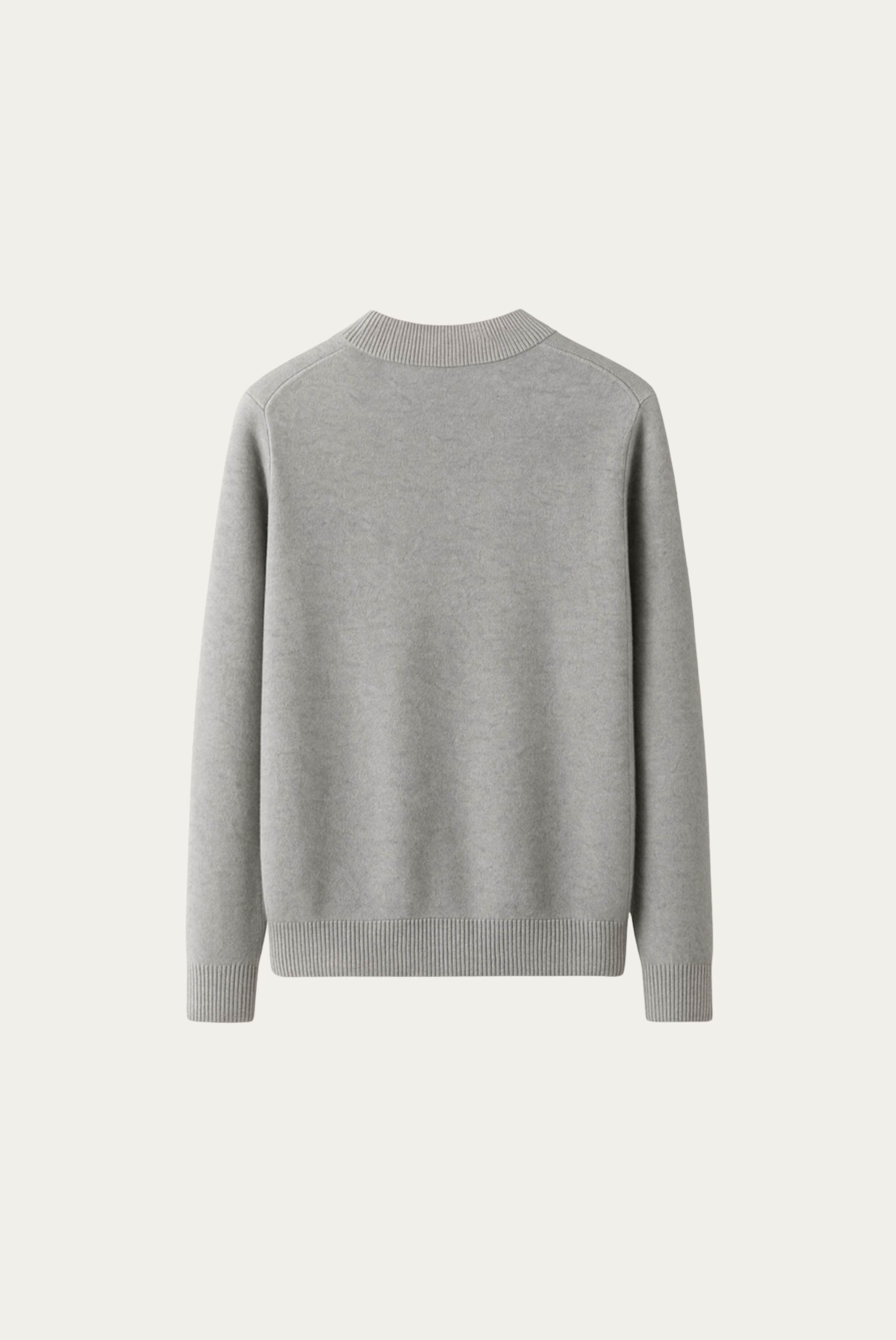 Light Grey Cashmere Crewneck