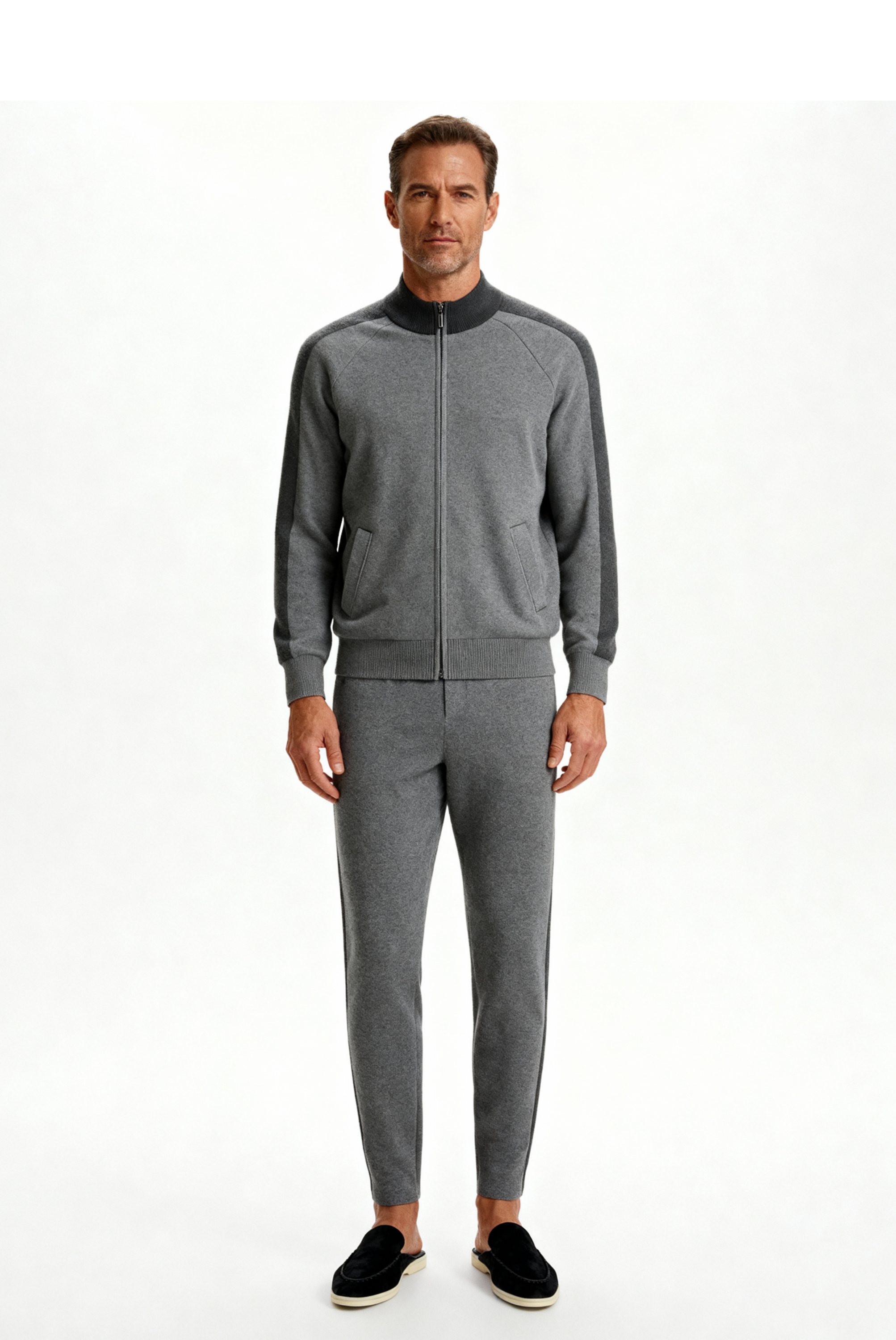 Grey Moreno Cashmere Set