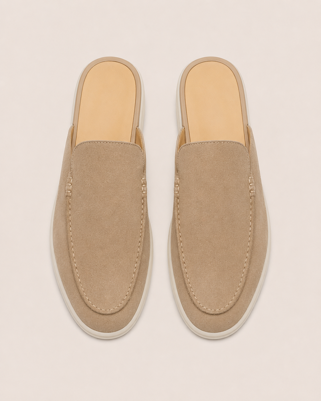 Bordeaux Moreno Mule Beige