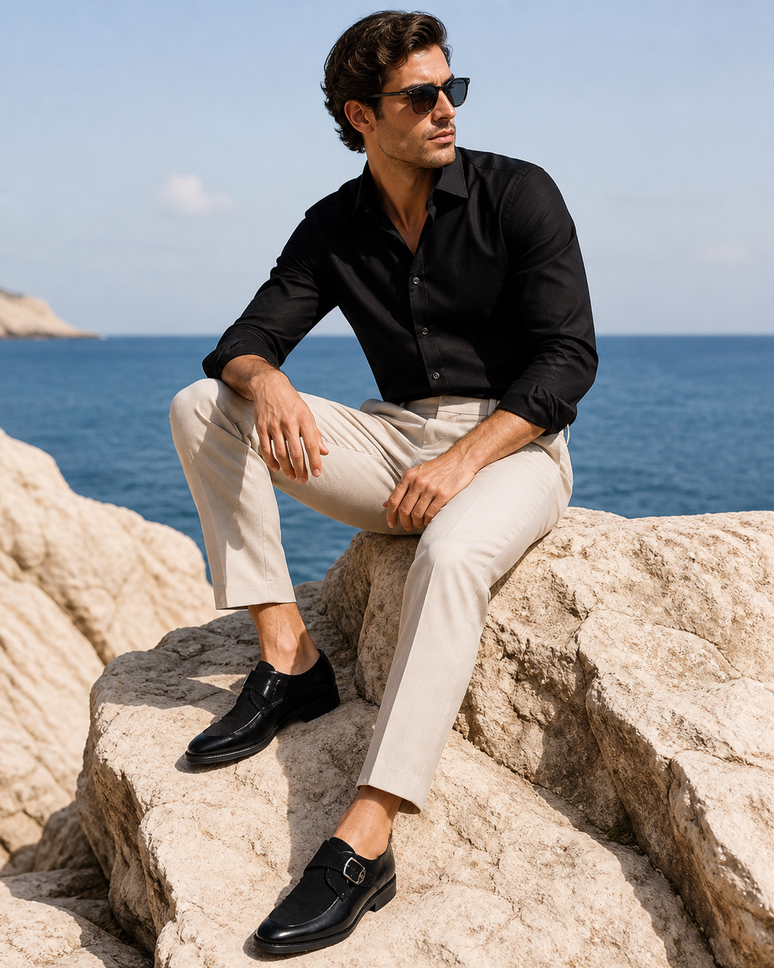 Monk Strap Nocturne in Noir