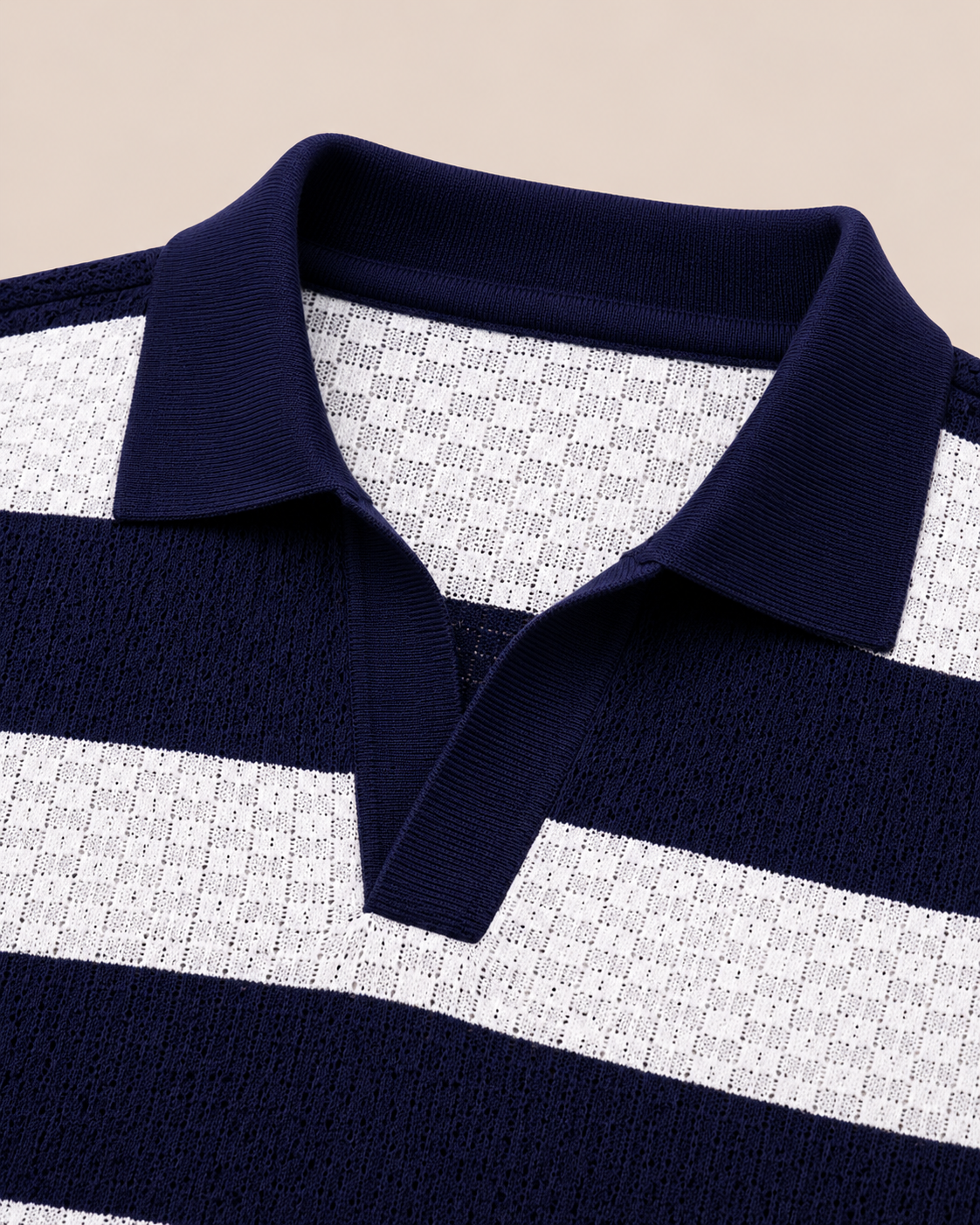 Navy Mistral Knit Polo