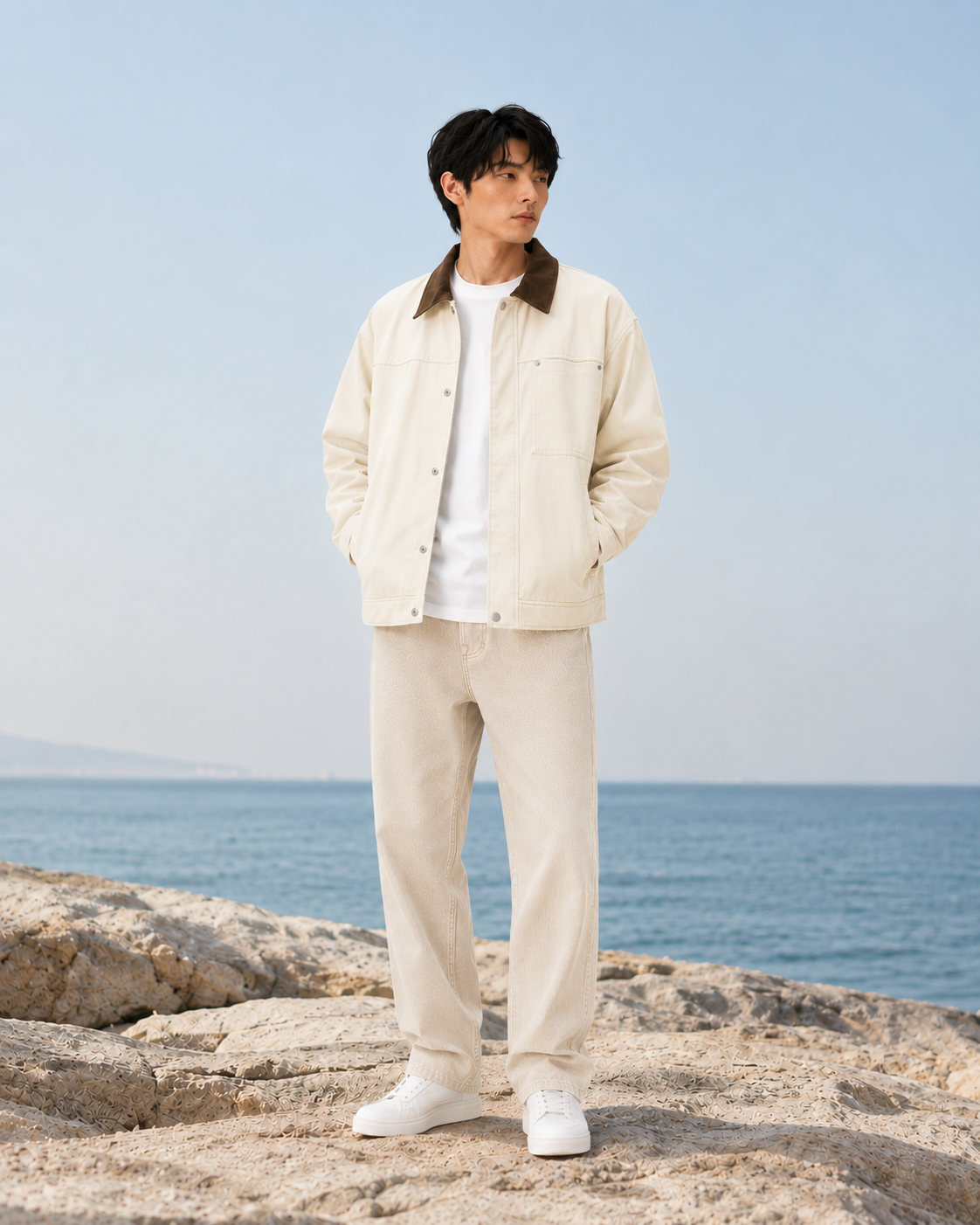 Cream Sable Workwear Jacket