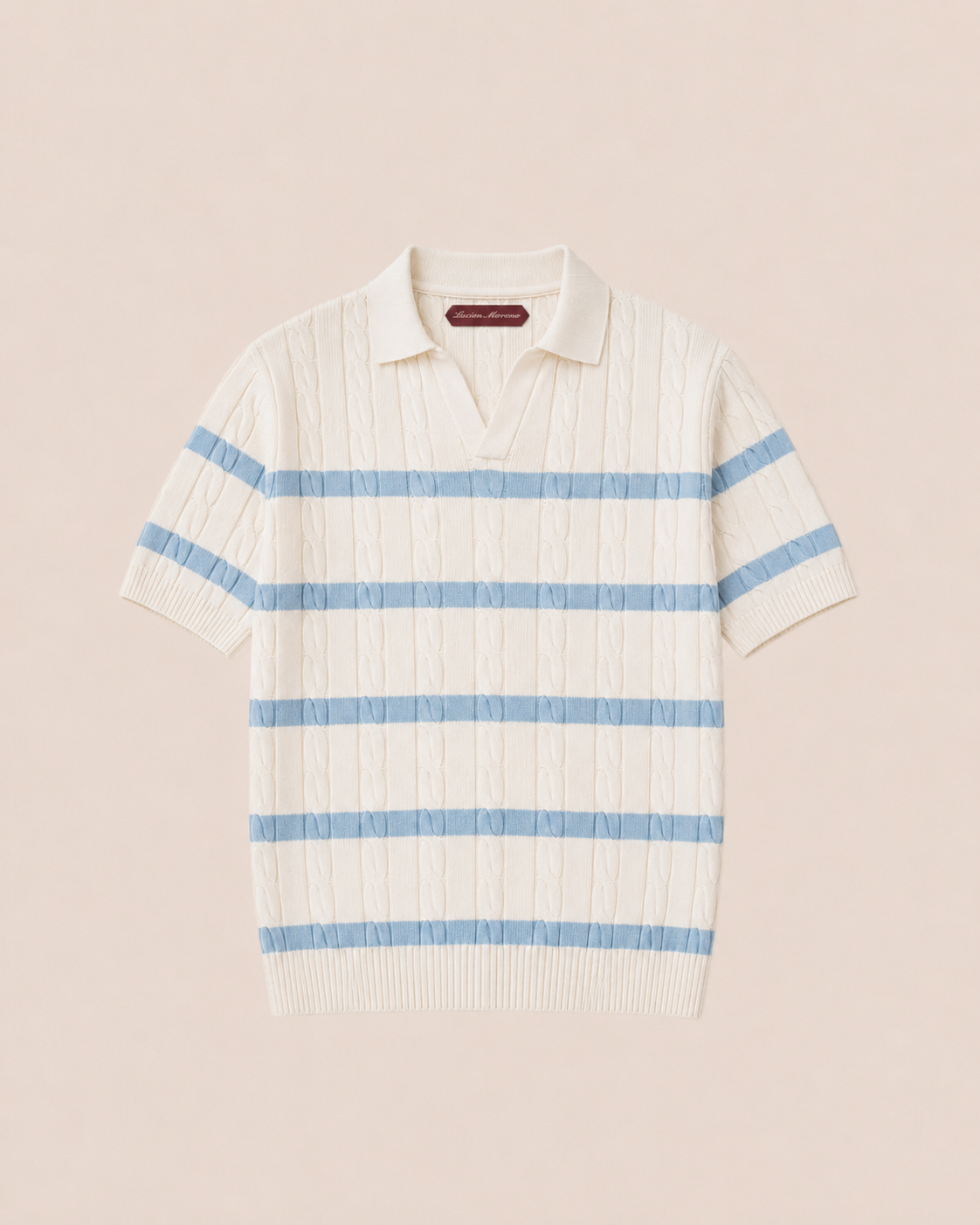 Ivory Riviera Knit Polo