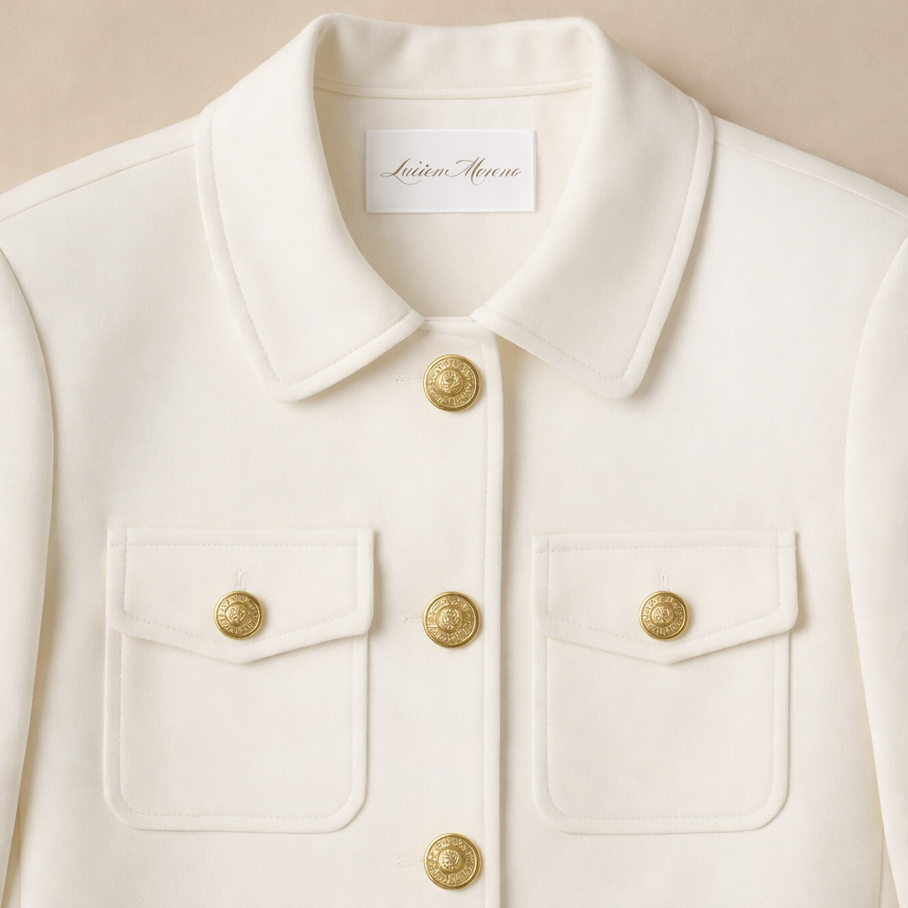 Old Money Straight-Cut Elegant Blazer Jacket