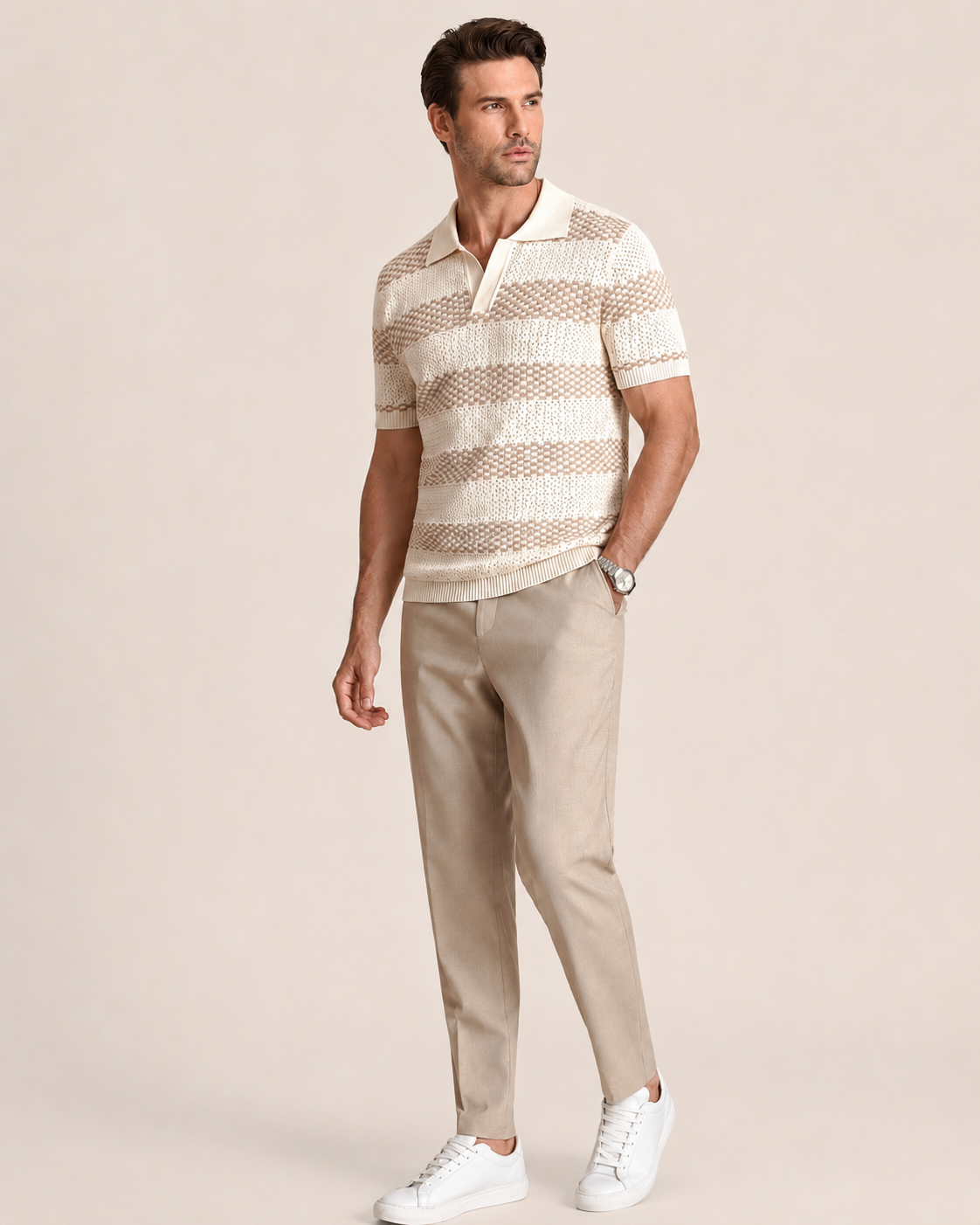 Apricot Mistral Knit Polo