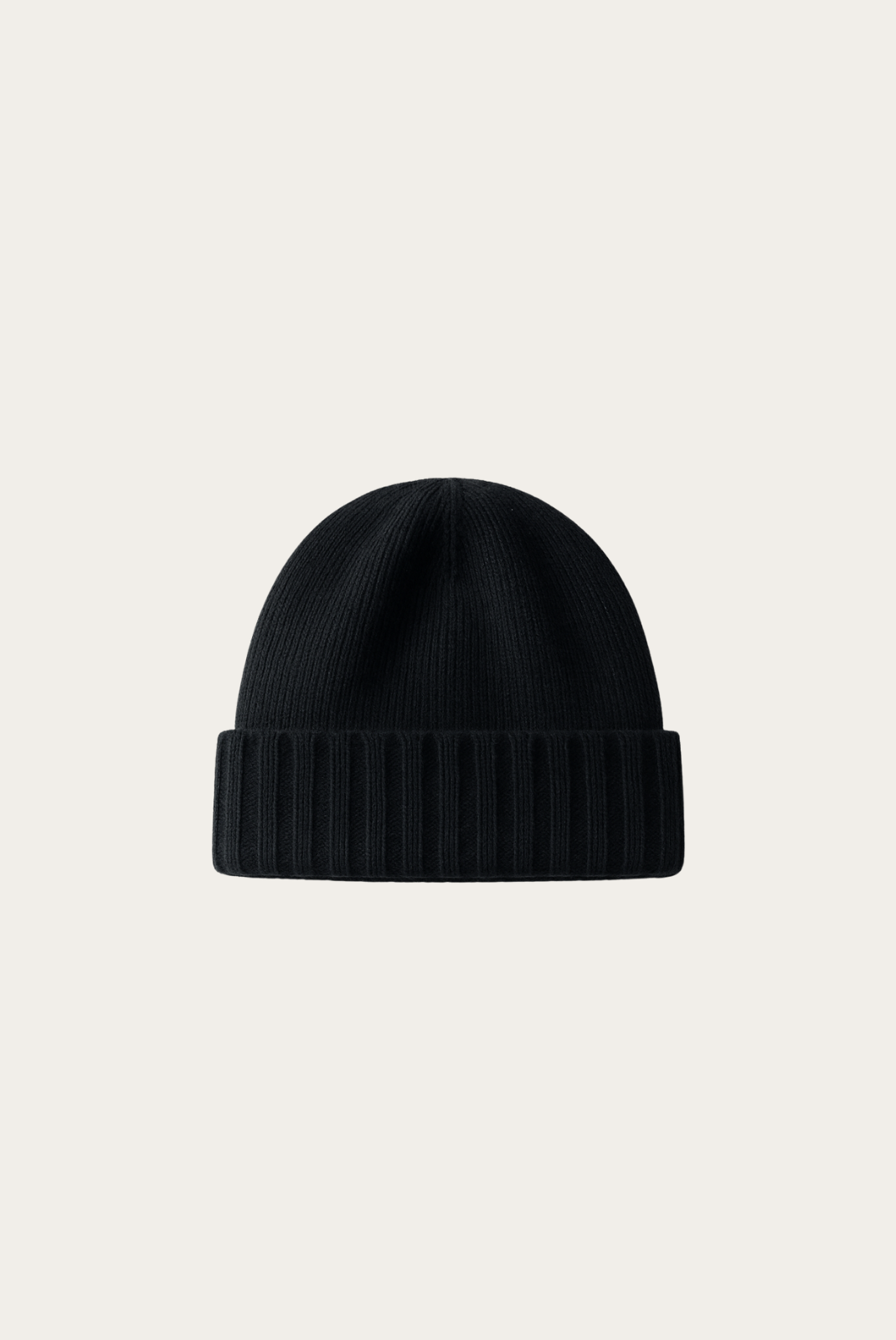 Black Premium Cashmere Beanie