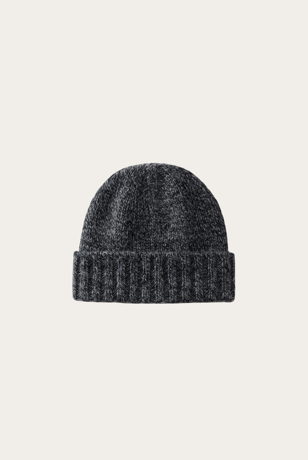 Charcoal Heather Premium Cashmere Beanie