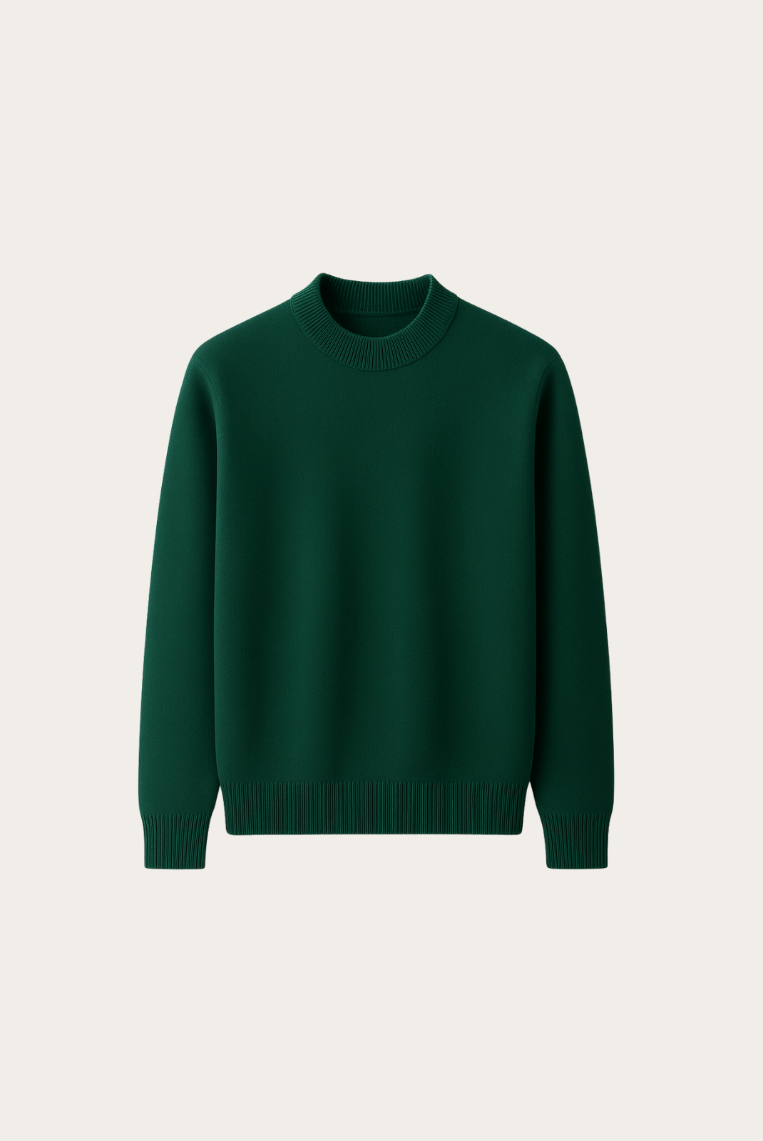 Green Wool Crewneck