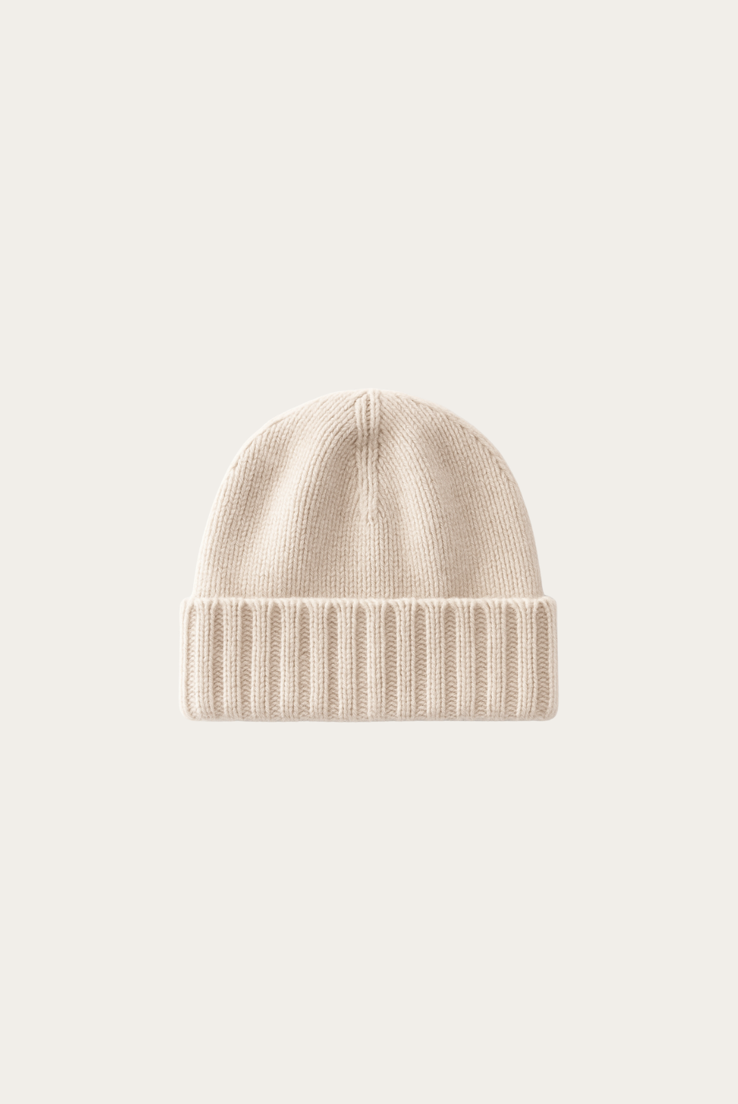 Sand Premium Cashmere Beanie