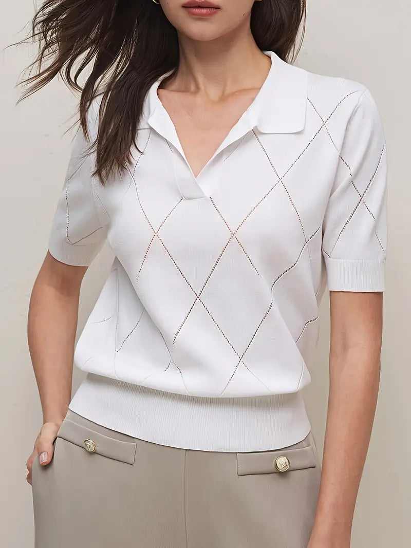 Casual Squared Elegant Women T-Shirt