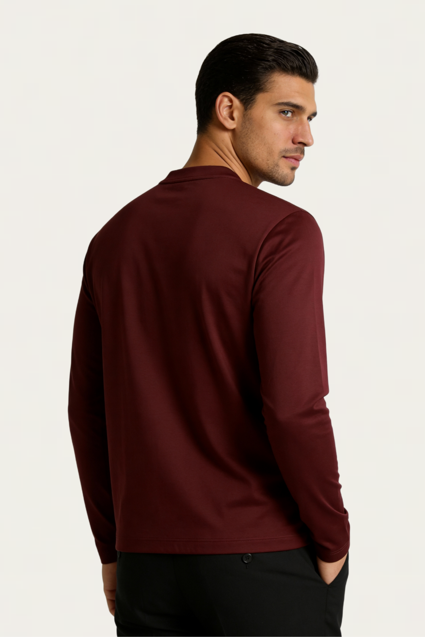 Burgundy Imperial Long Sleeve