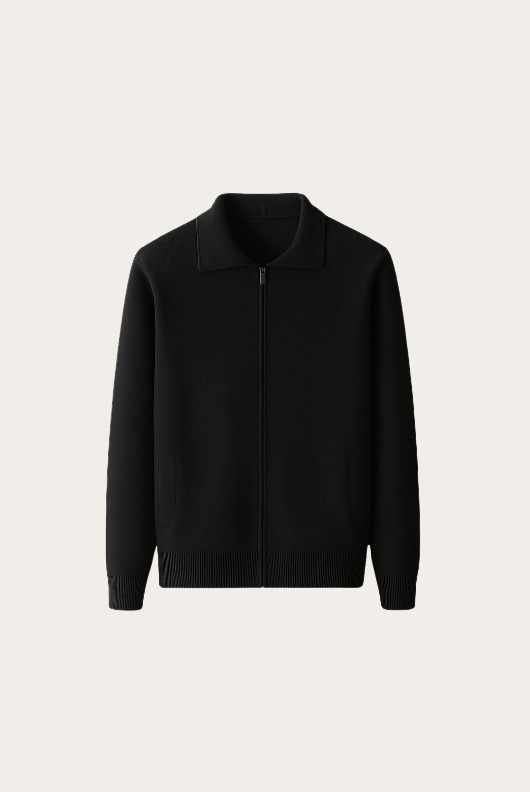 Black Polo Cardigan