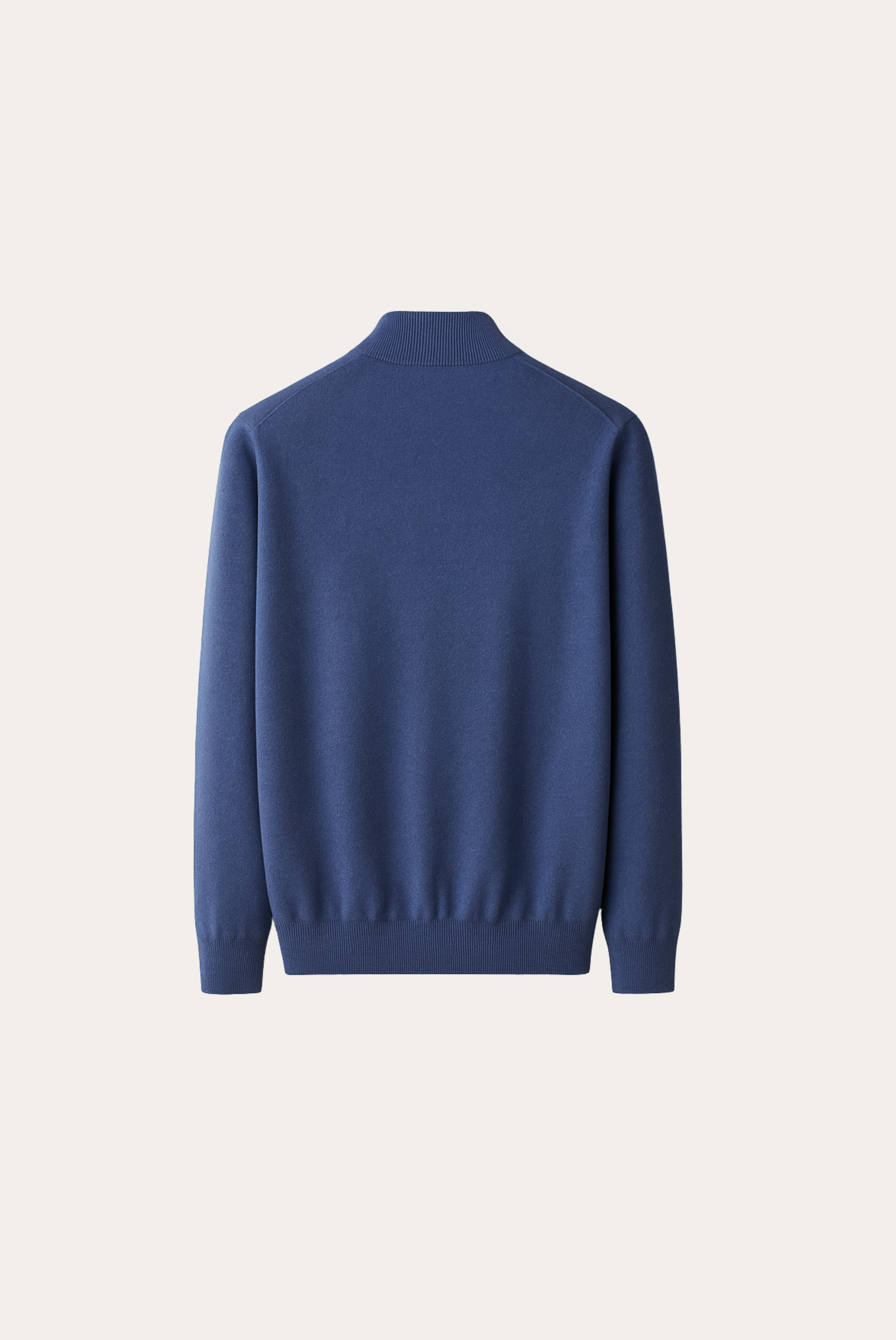 Navy Blue Inside-Out Cashmere Cardigan