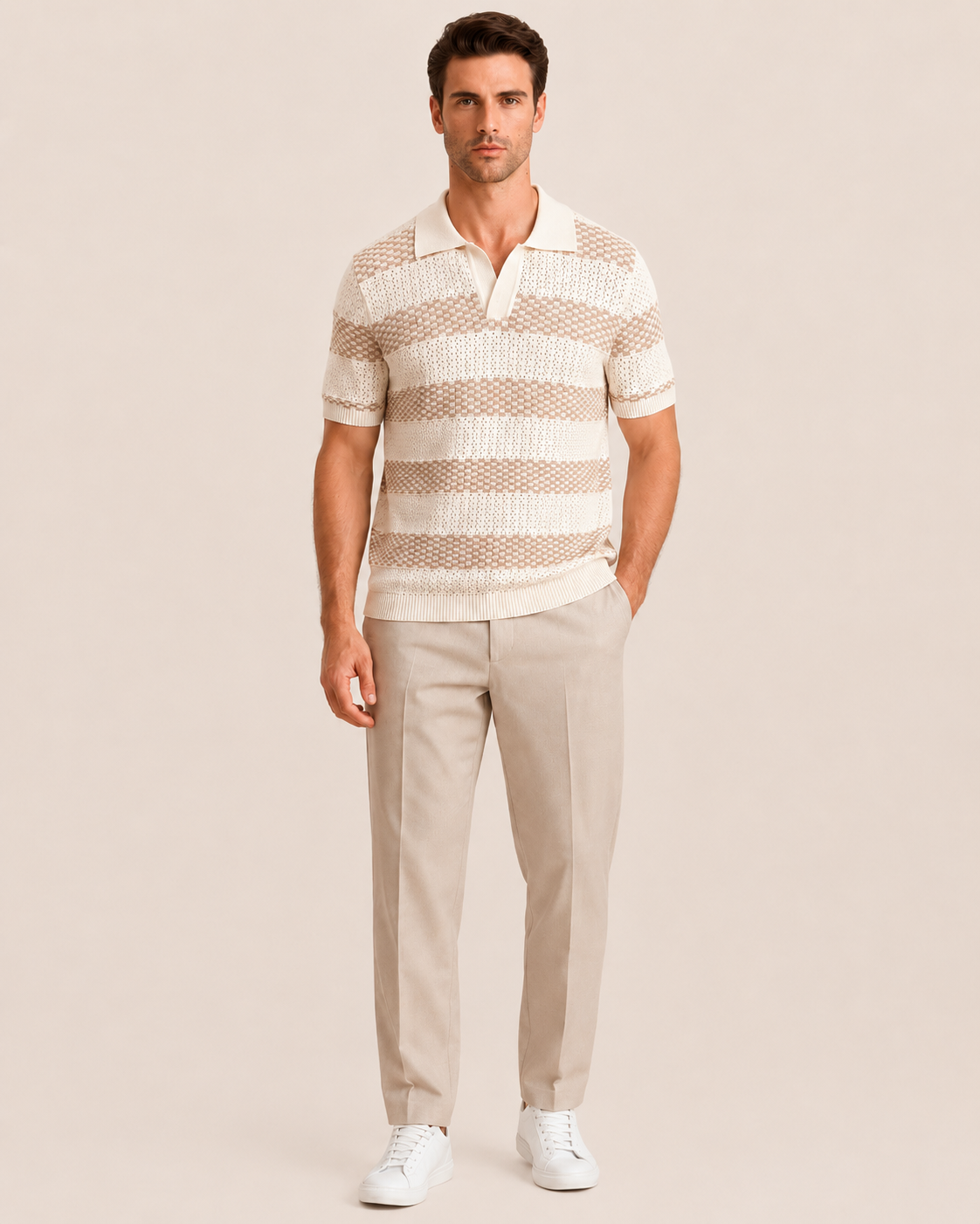Apricot Mistral Knit Polo