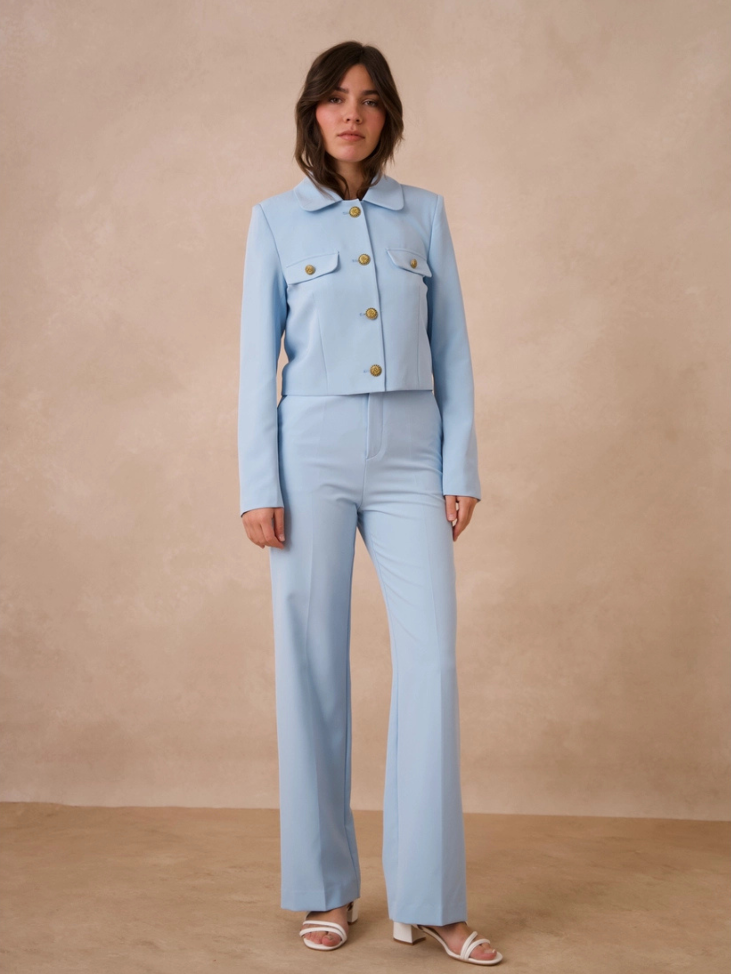 Old Money Straight-Cut Elegant Blazer Jacket