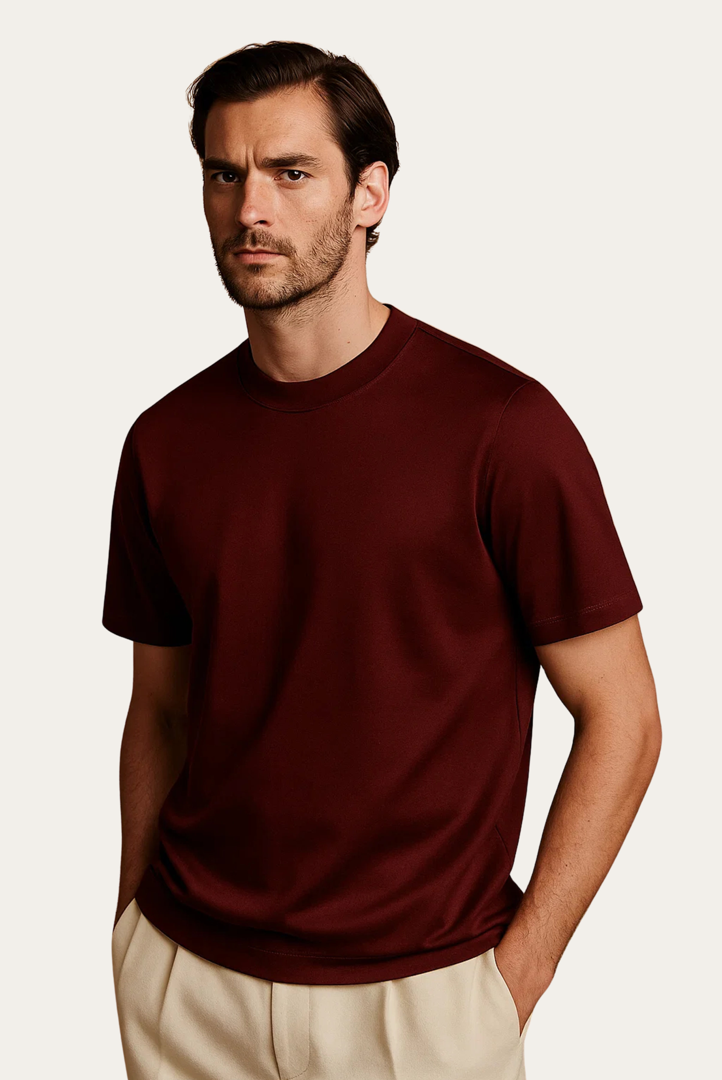 Burgundy Imperial Tee