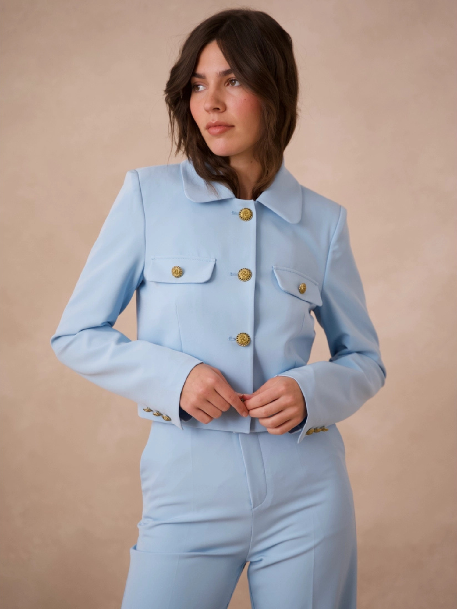 Old Money Straight-Cut Elegant Blazer Jacket