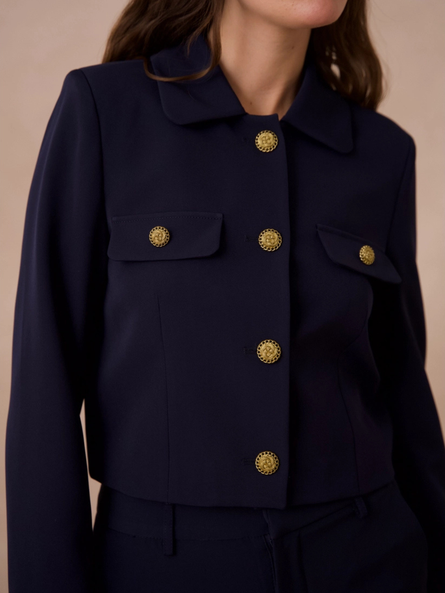 Old Money Straight-Cut Elegant Blazer Jacket
