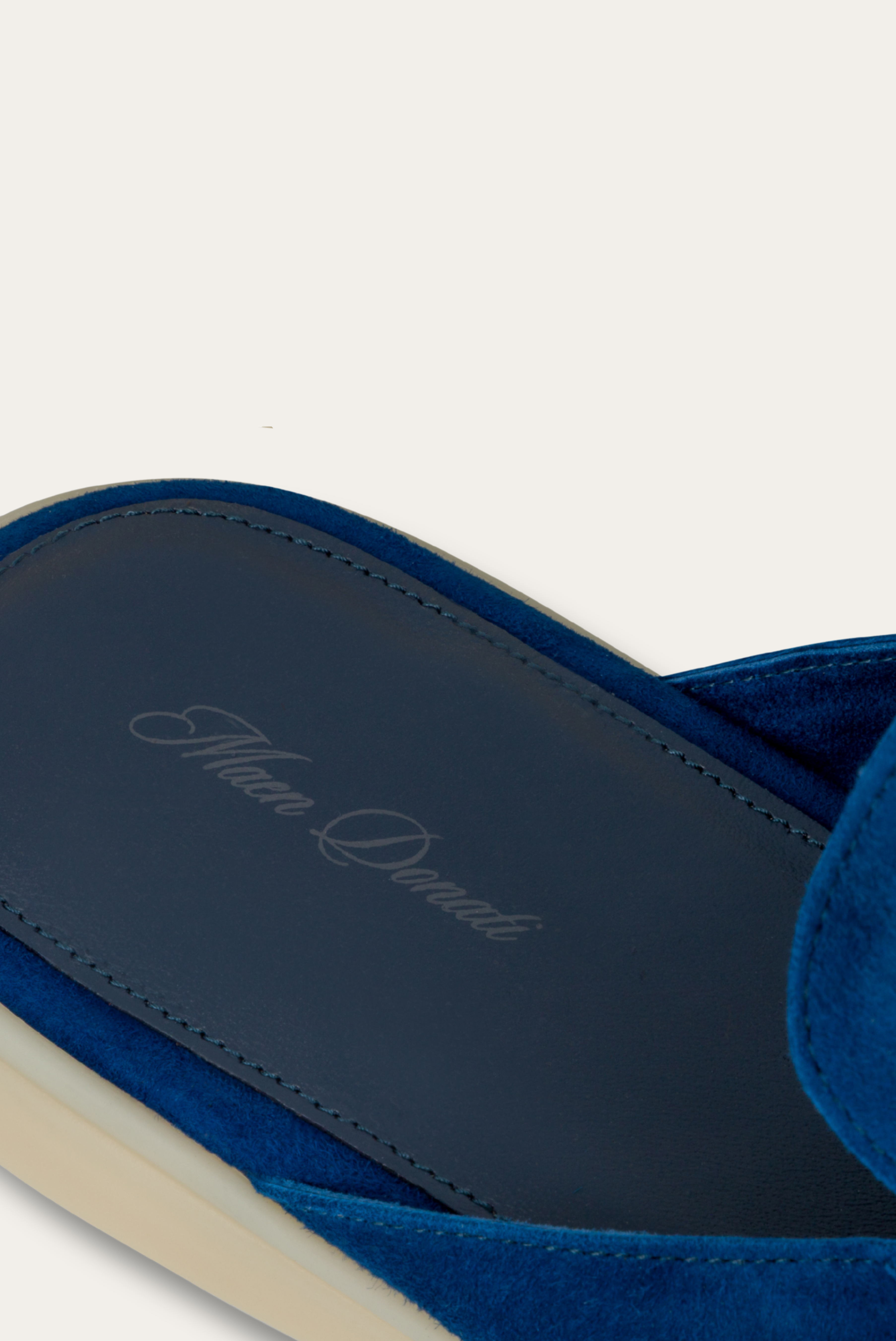 Marine Blue Moreno Mule