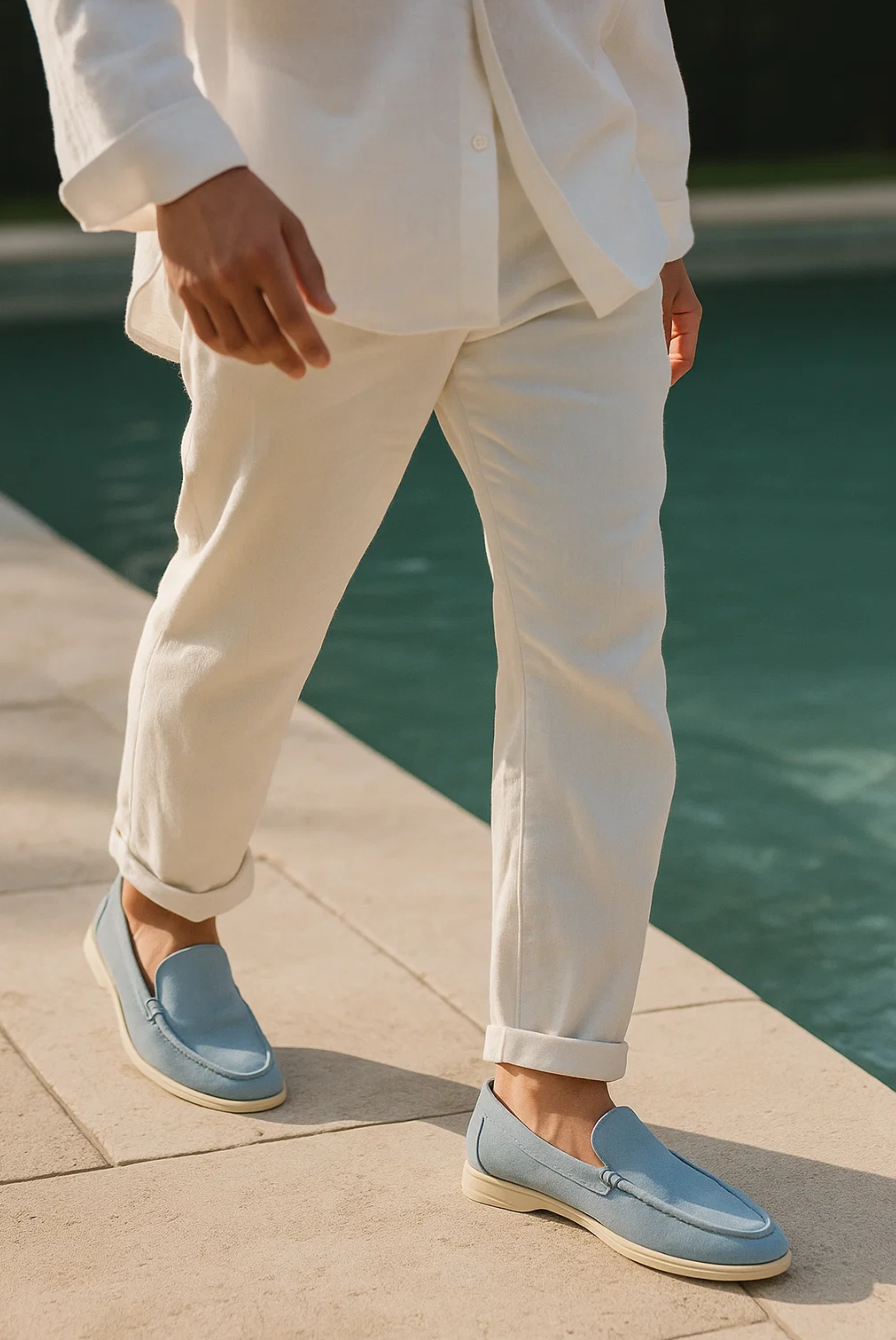 Baby Blue Moreno Loafer