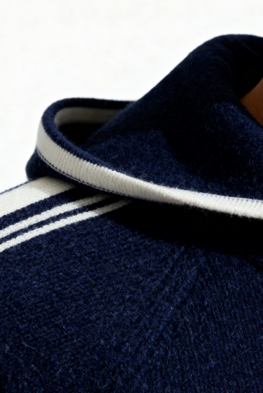 Navy Blue Merino Wool Tracksuit