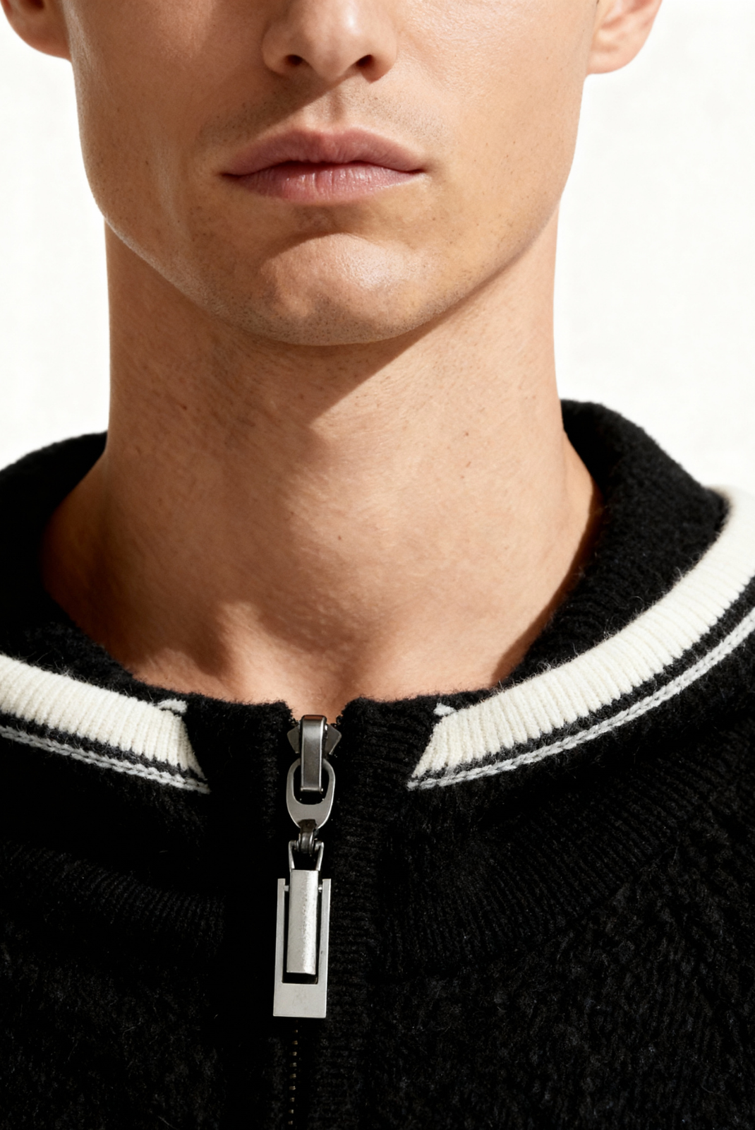 Black Merino Wool Tracksuit