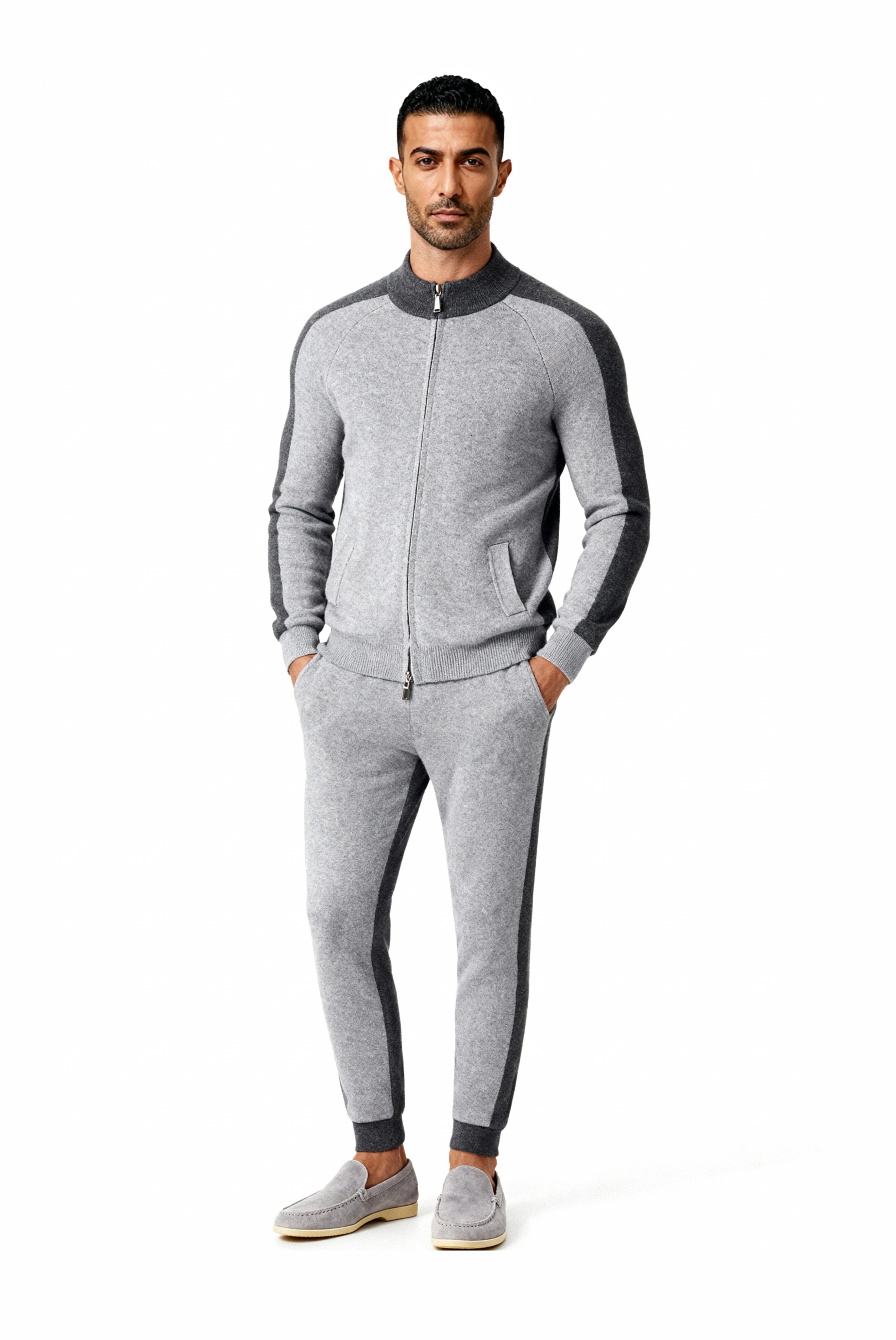 Grey Moreno Cashmere Set