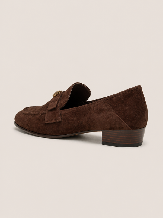 Moreno Rose Suede Loafer
