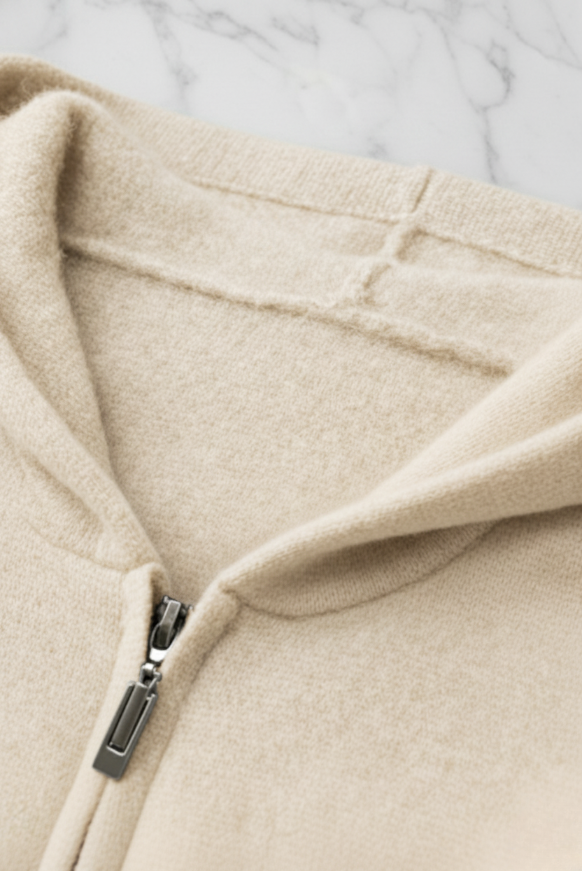 Creme White Premium Cashmere Vest