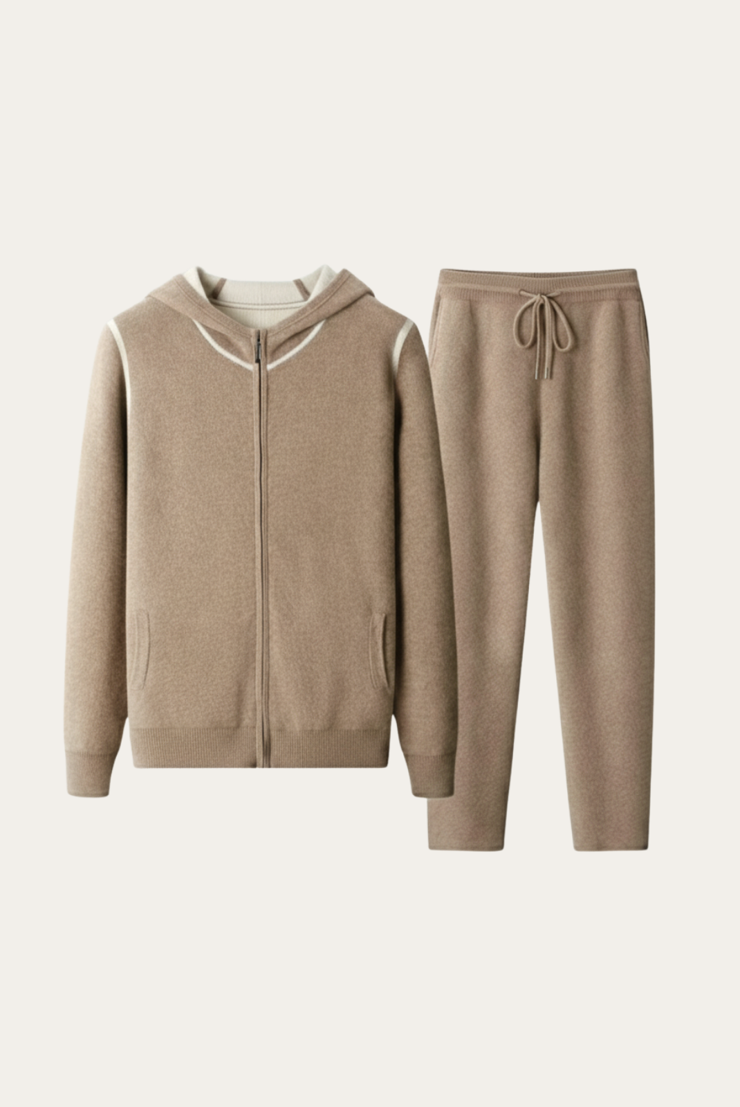 Beige Dune Cashmere Set